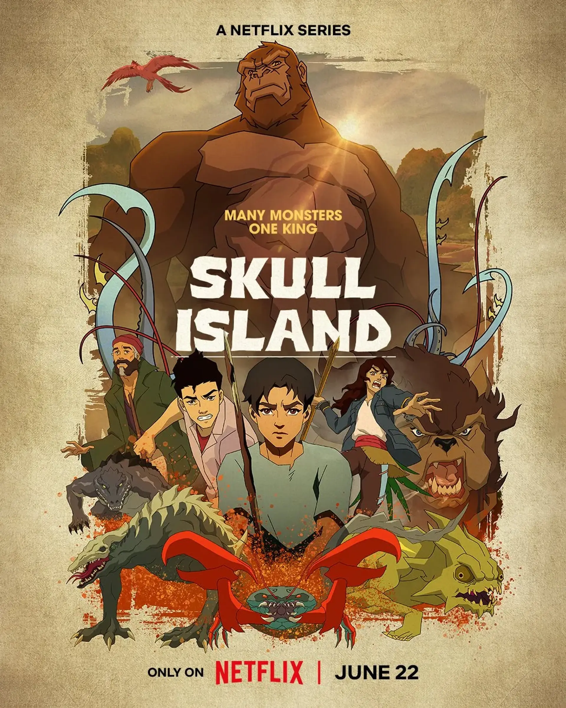 انیمیشن جزیره جمجمه (Skull Island 2023)