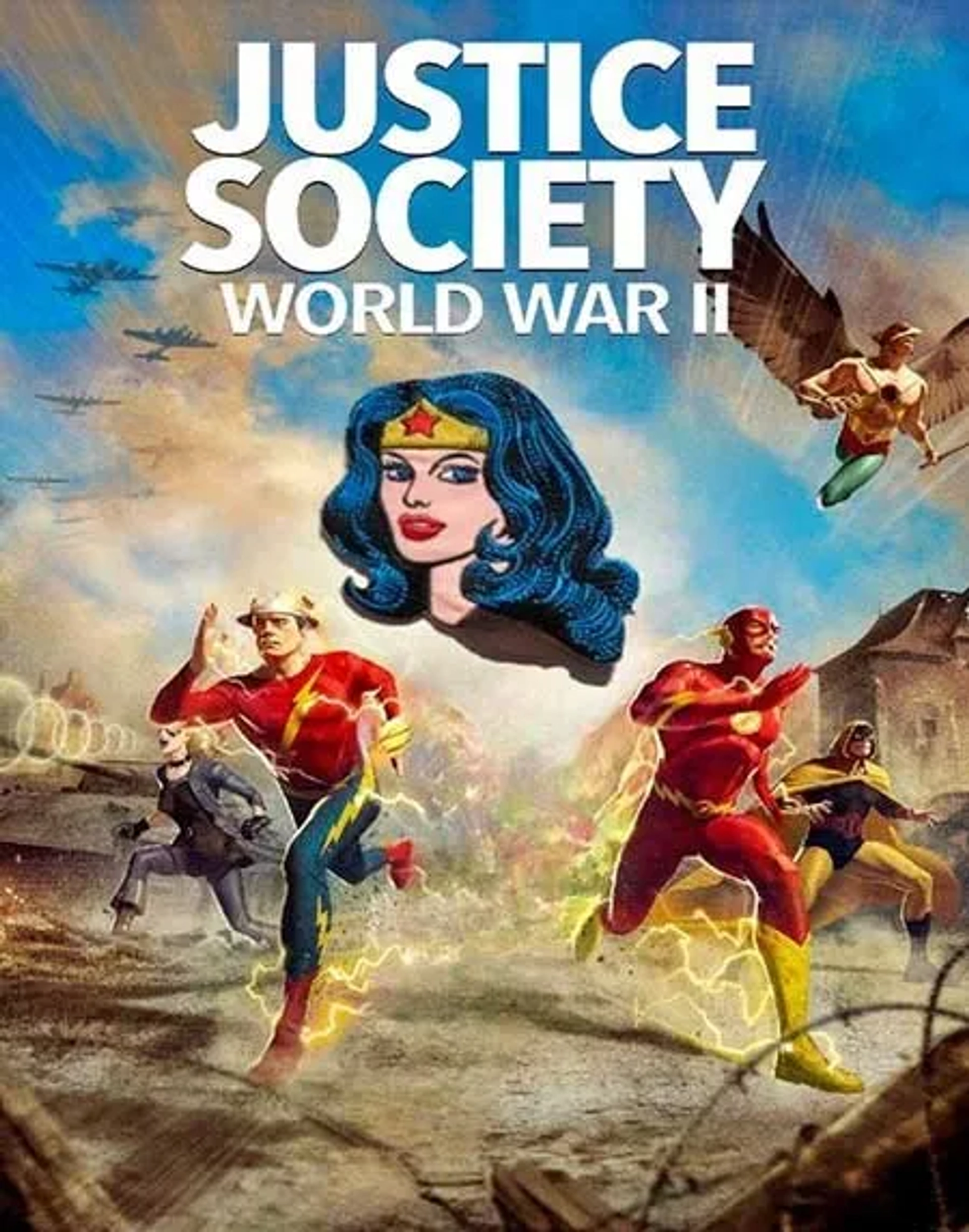 انیمیشن جامعه عدالت: جنگ جهانی دوم (Justice Society: World War II 2021)