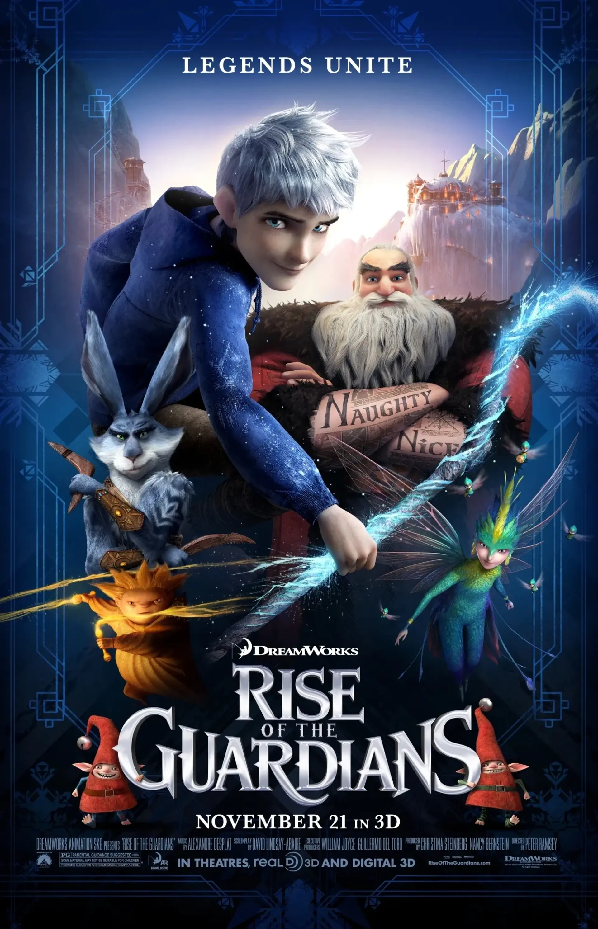 انیمیشن ظهور نگهبانان (Rise of the Guardians 2012)