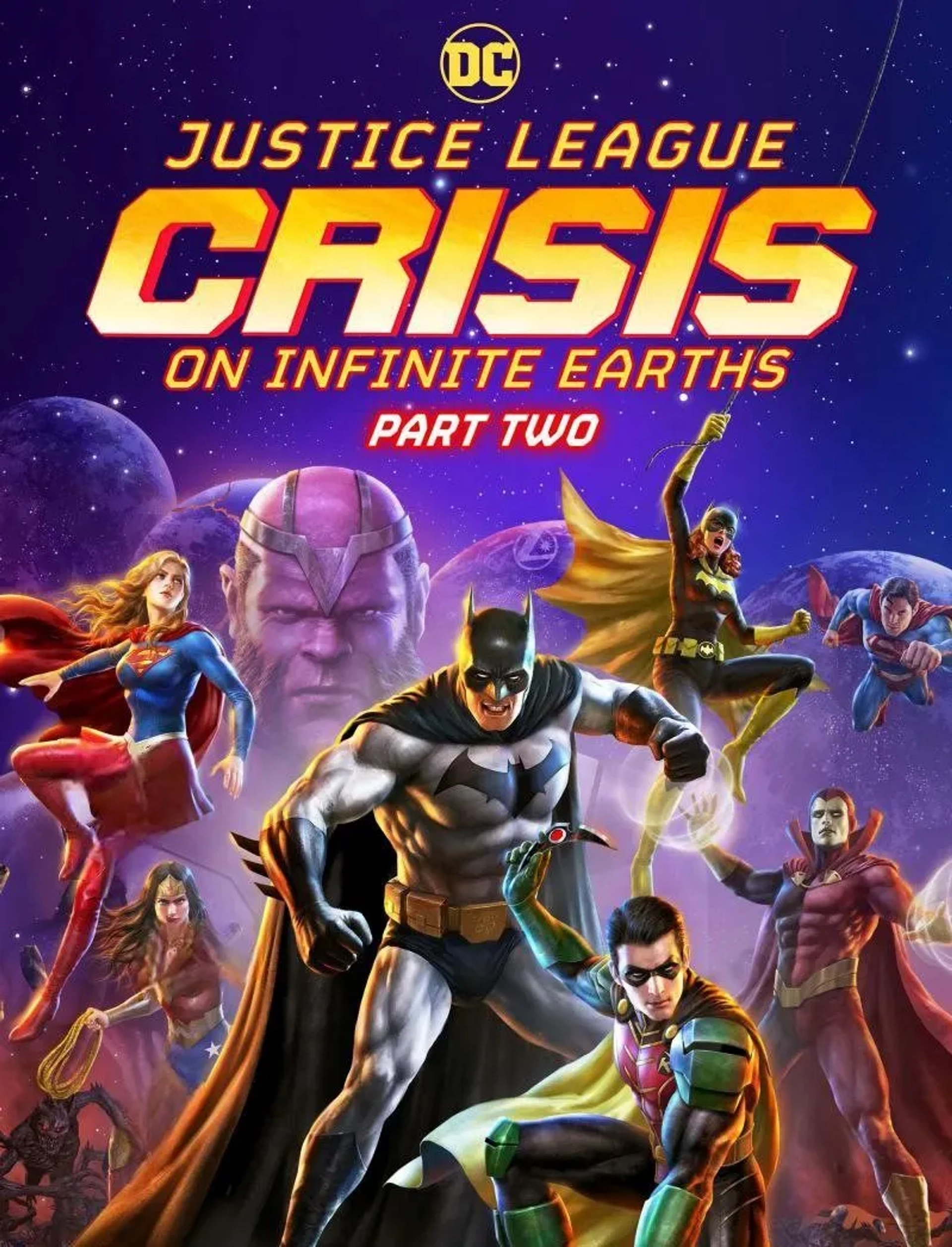 انیمیشن لیگ عدالت بحران در زمین های بینهایت قسمت دوم (Justice League: Crisis on Infinite Earths - Part Two 2024)