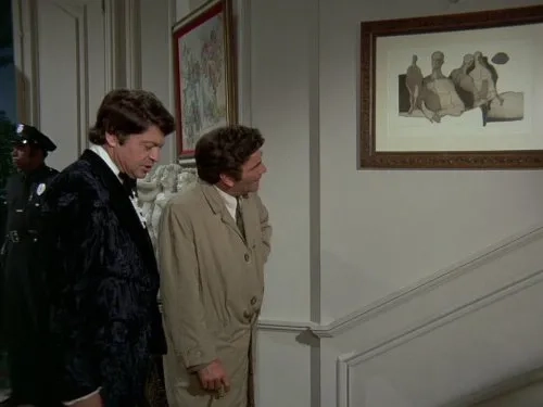 Peter Falk and Ross Martin in Columbo: Suitable for Framing (1971)