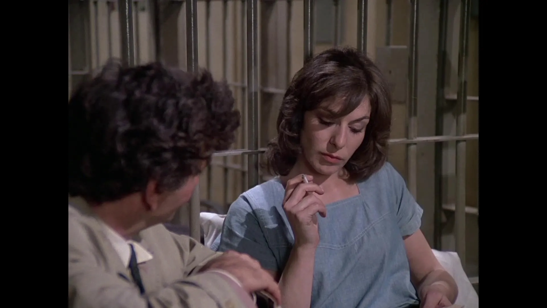 Peter Falk and Jeannie Berlin in Columbo: Old Fashioned Murder (1976)