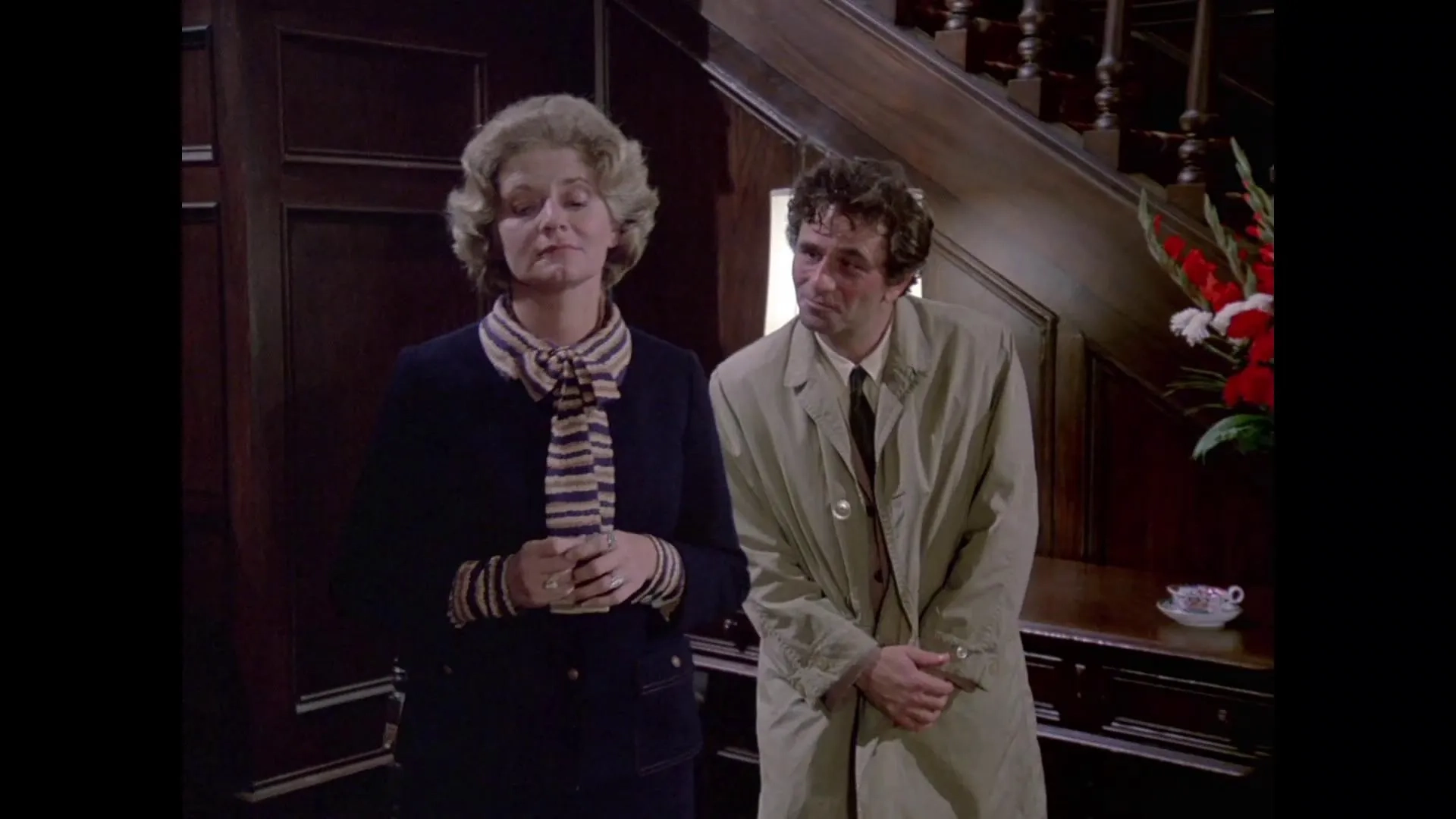 Peter Falk and Joyce Van Patten in Columbo: Old Fashioned Murder (1976)