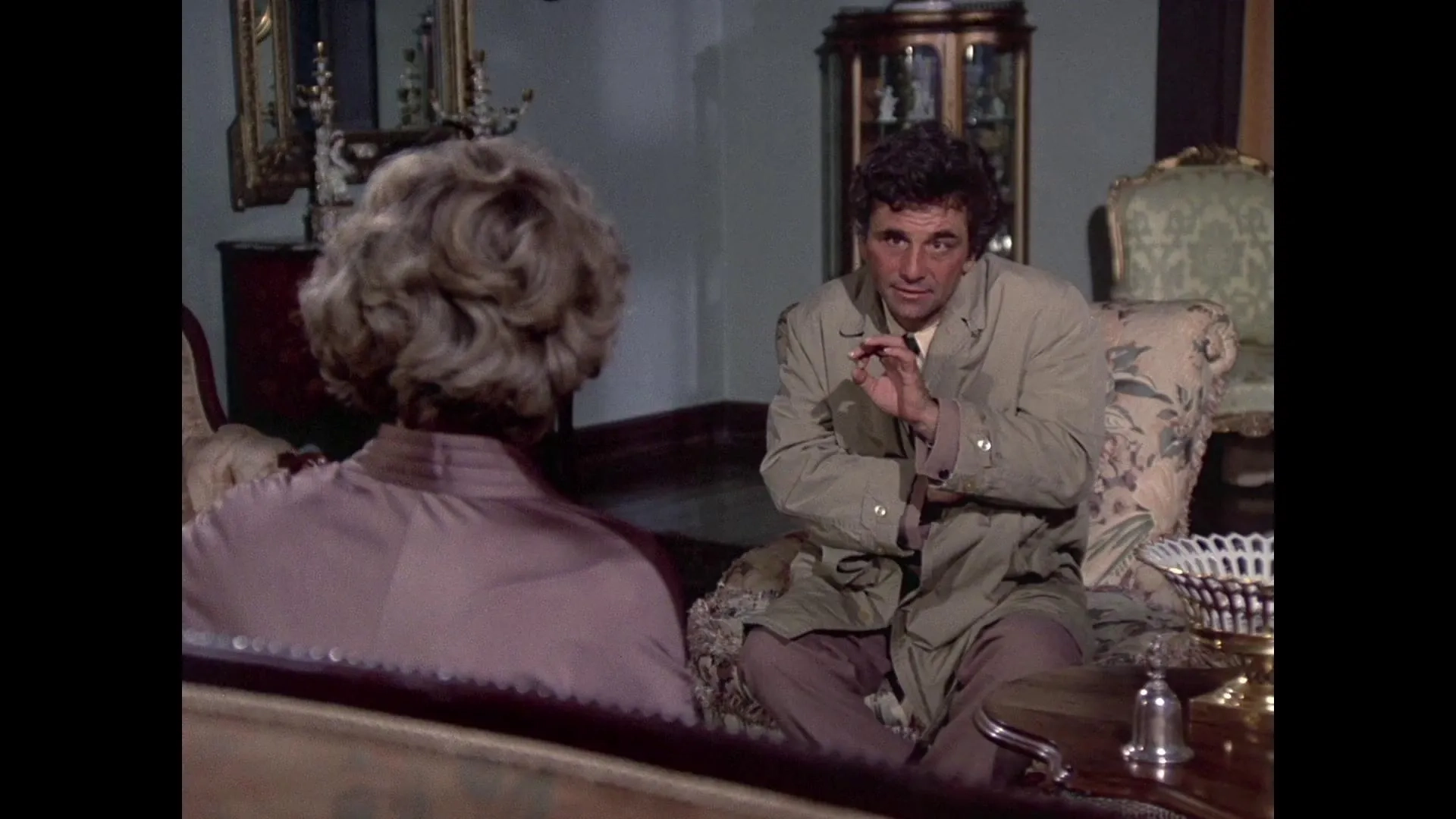 Peter Falk and Joyce Van Patten in Columbo: Old Fashioned Murder (1976)