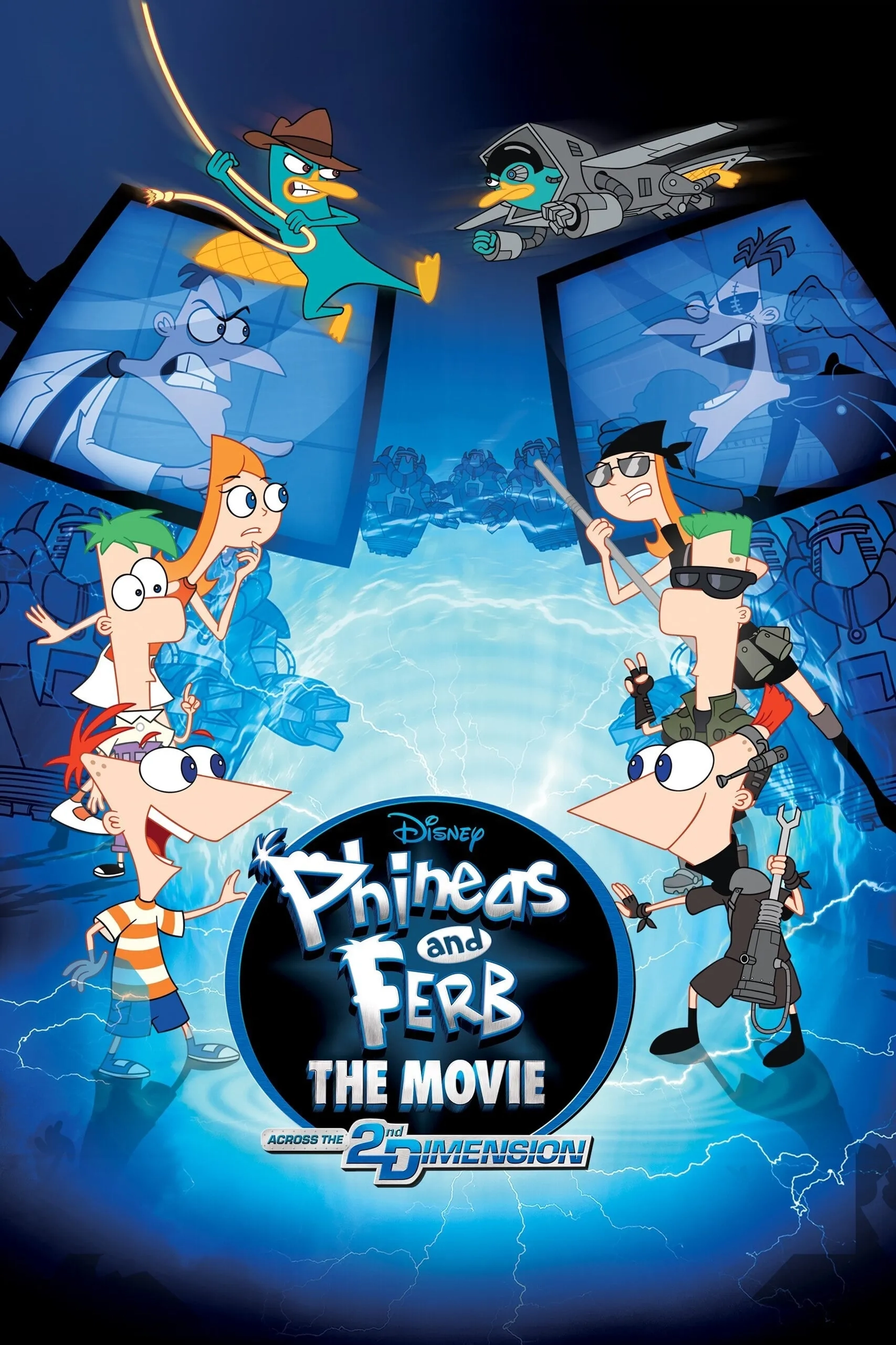 انیمیشن فینیس و فرب: گذر از بعد دوم (Phineas and Ferb the Movie: Across the 2nd Dimension 2011)
