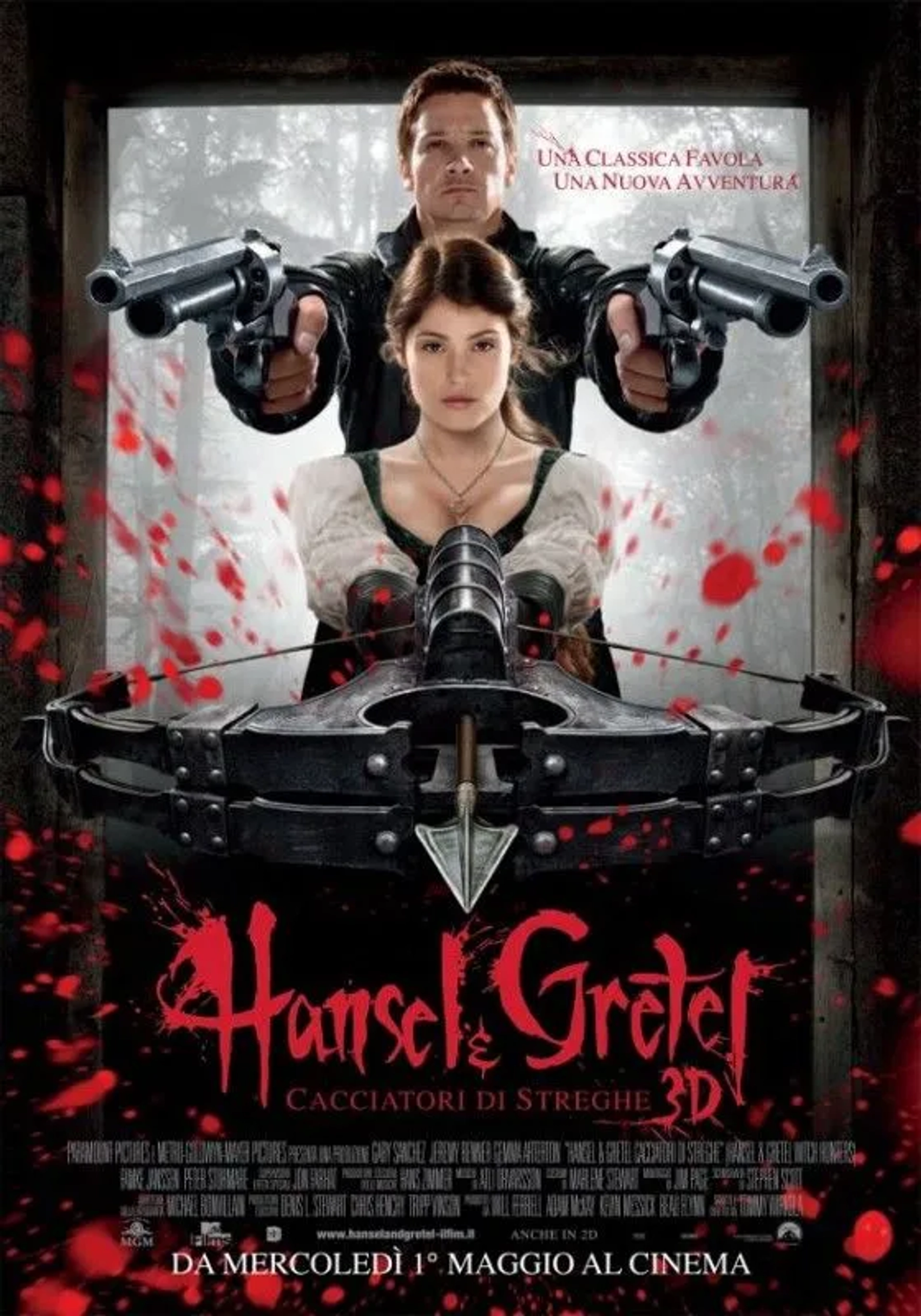 Jeremy Renner and Gemma Arterton in Hansel & Gretel: Witch Hunters (2013)