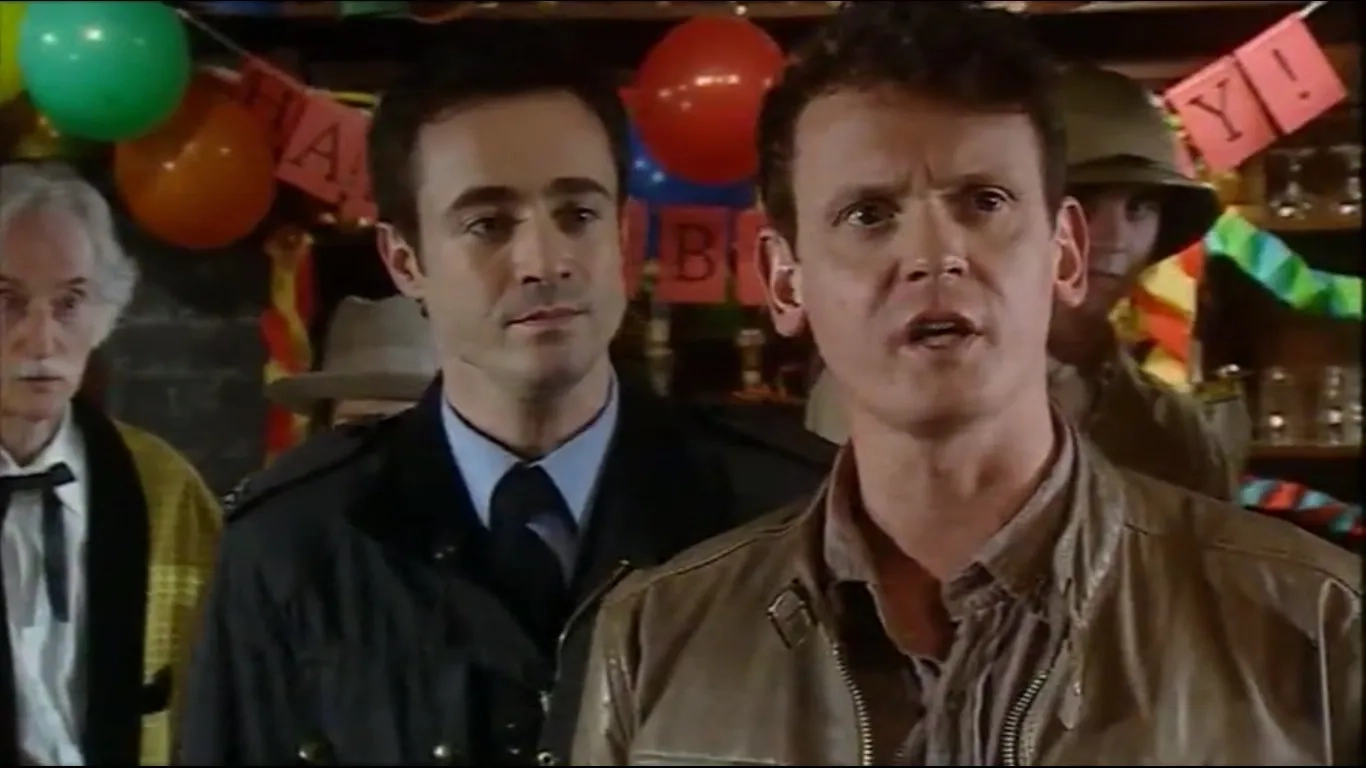 Peter Benson, Joe McFadden, and Andrew Sheridan in Heartbeat (1992)