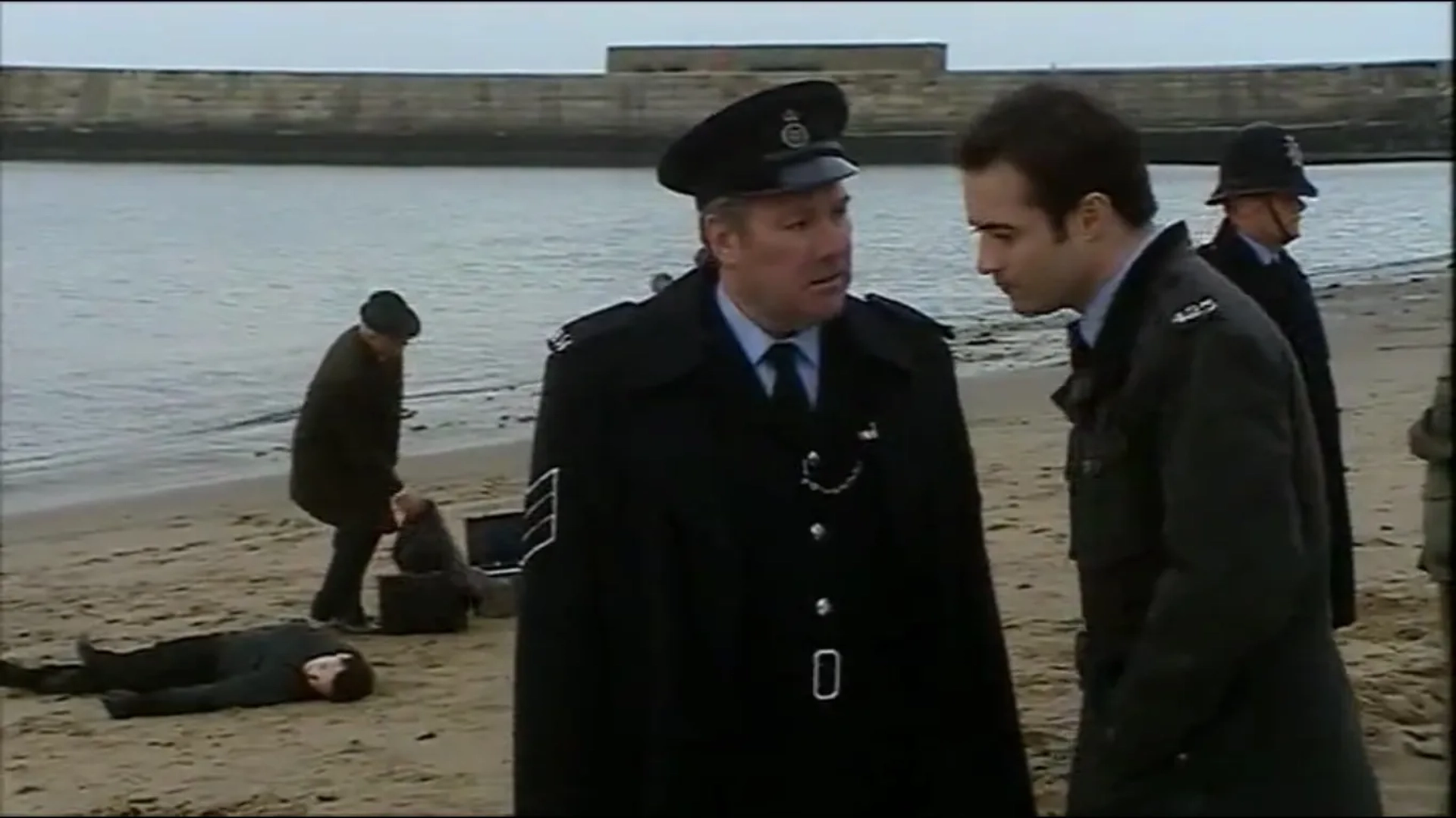 John Duttine and Joe McFadden in Heartbeat (1992)