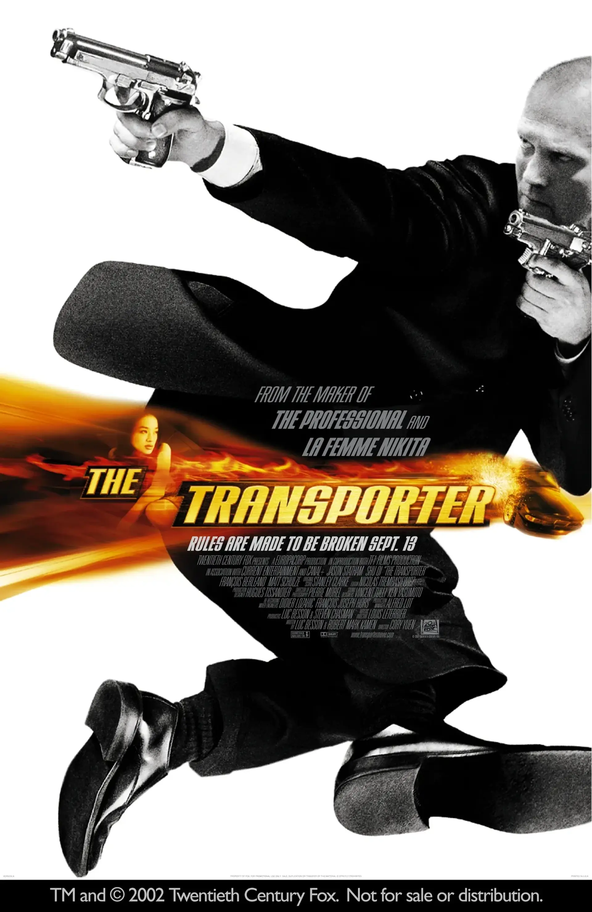 فیلم مامور انتقال (The Transporter 2002)