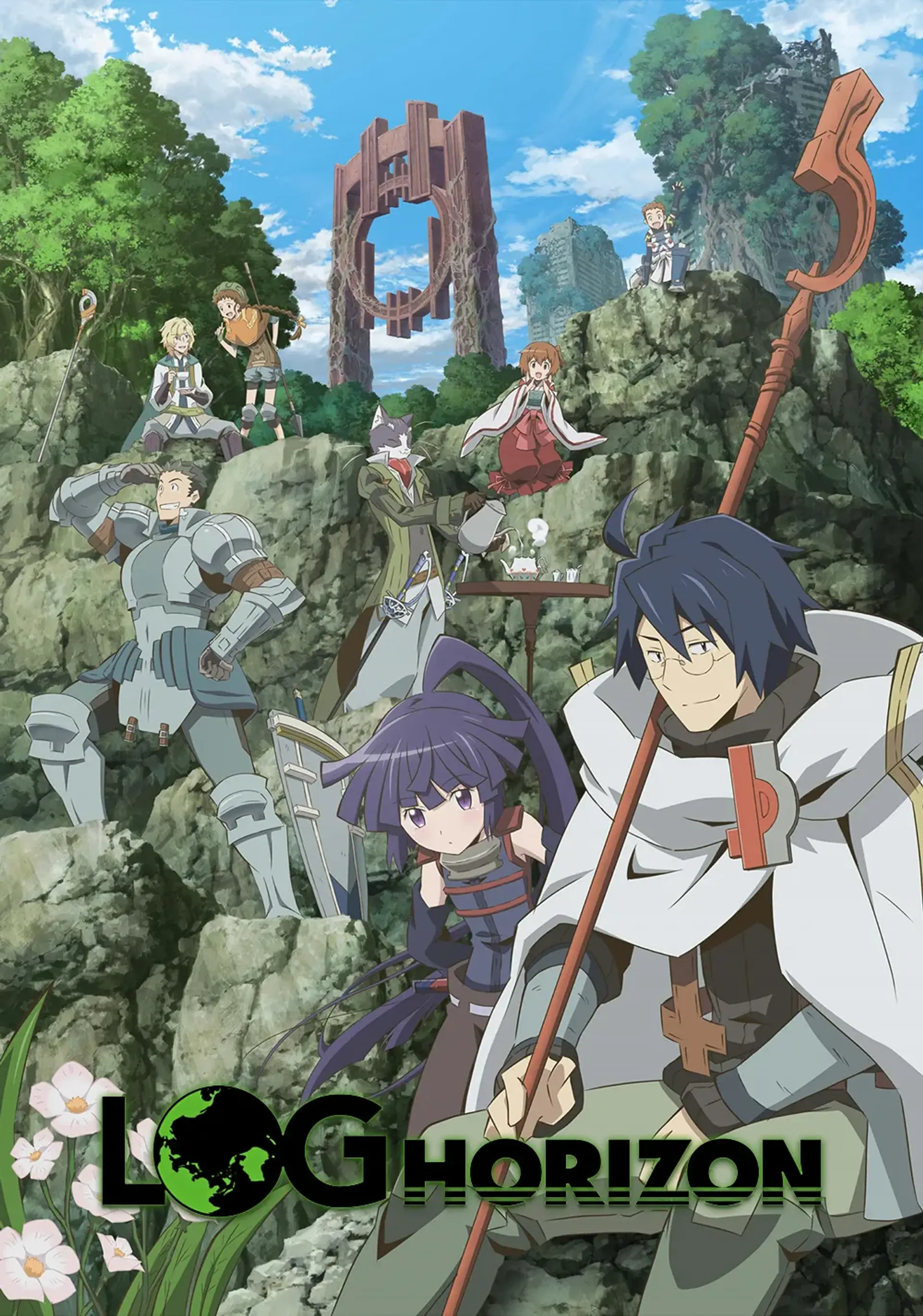 انیمه ورود به افق (Log Horizon 2013)