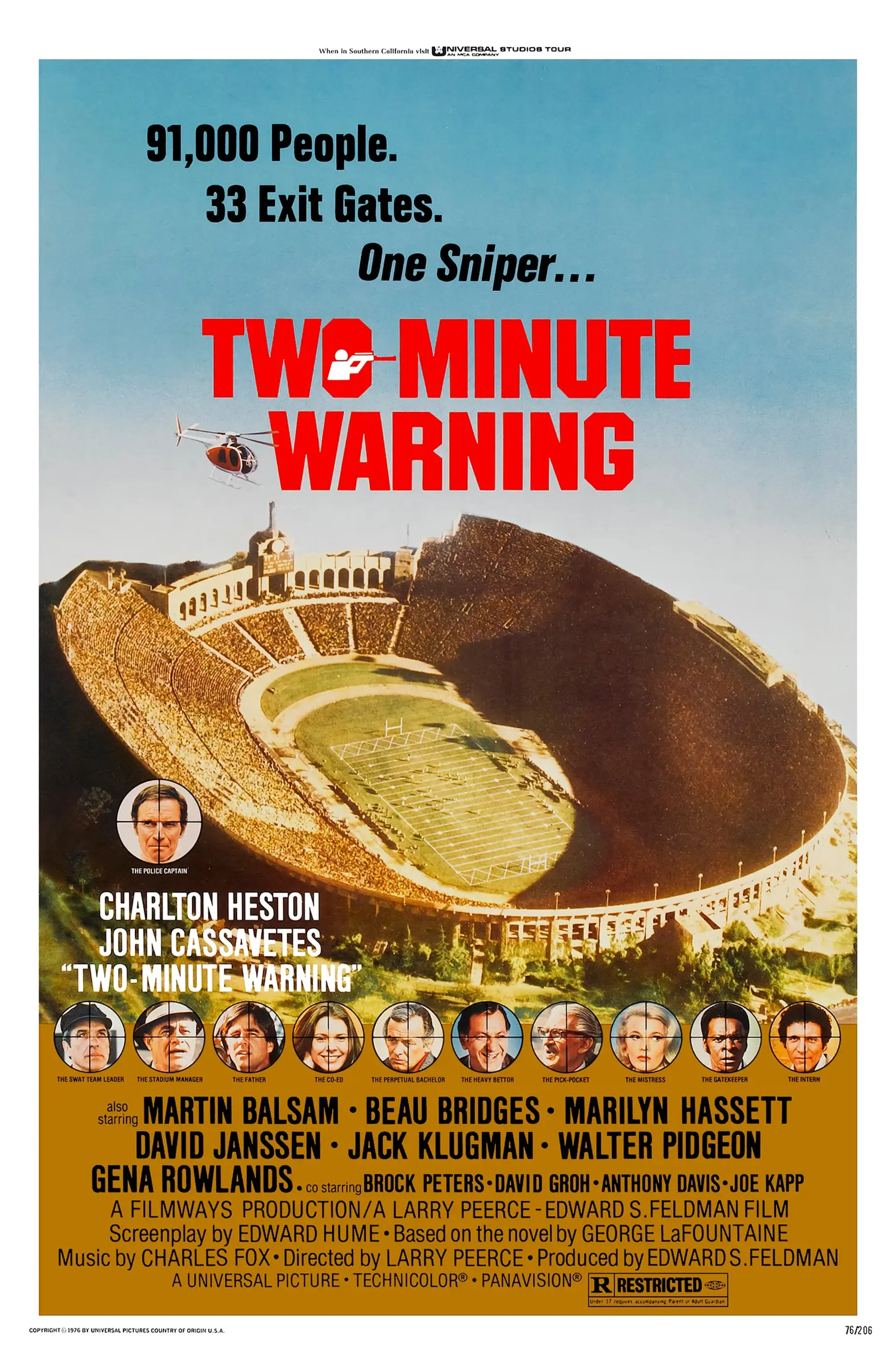 فیلم دو دقیقه مهلت (Two-Minute Warning 1976)