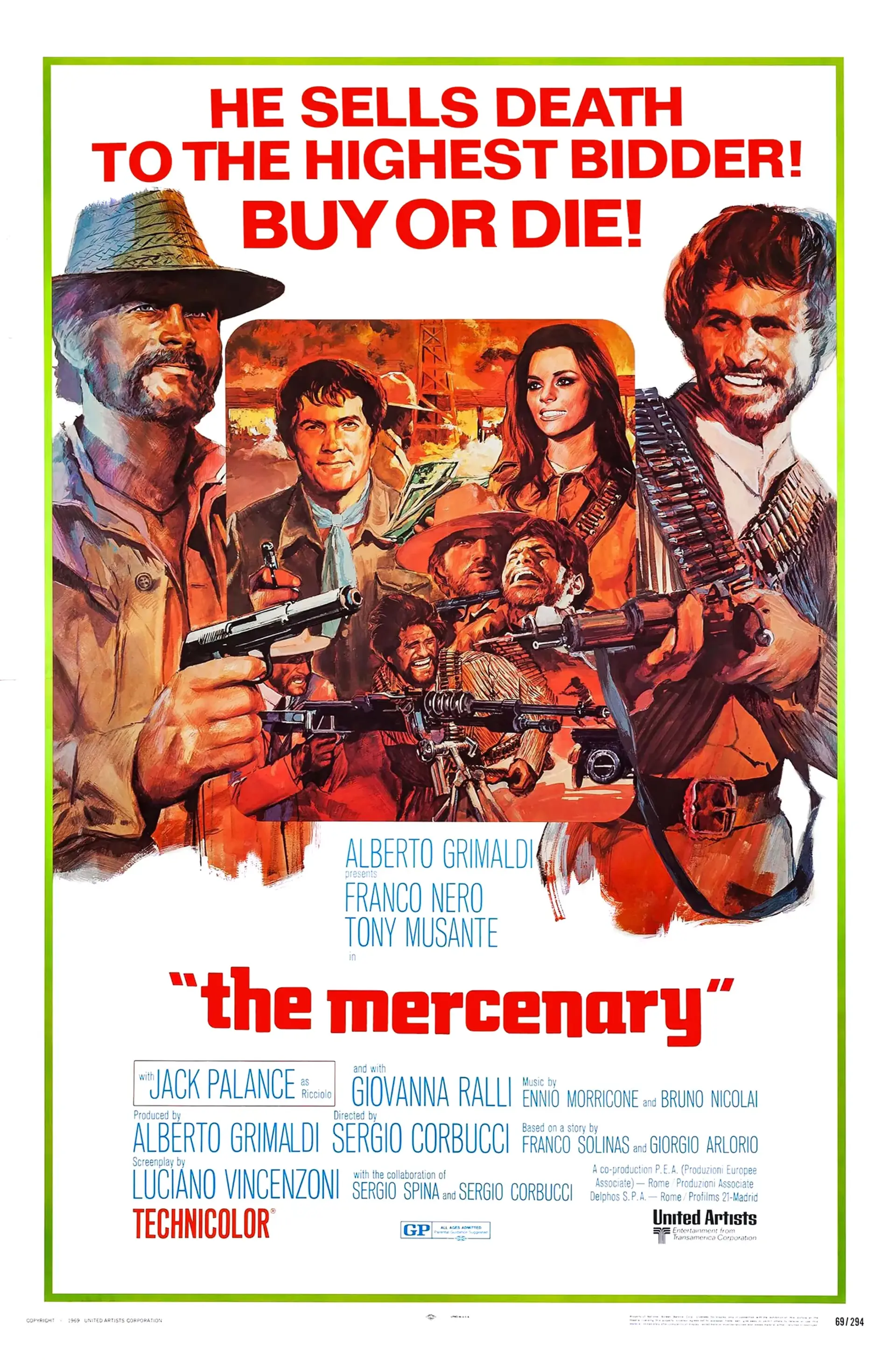 فیلم سرباز حرفه‌ای (The Mercenary 1968)