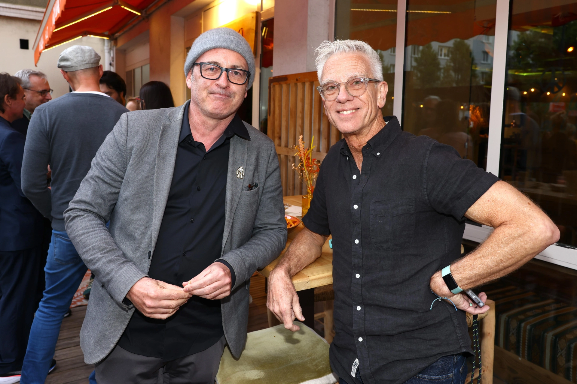 Chris Sanders at an event for The Wild Robot (2024)