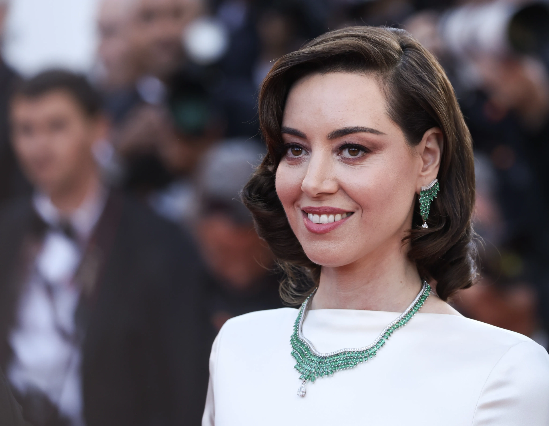 Aubrey Plaza at an event for Megalopolis (2024)