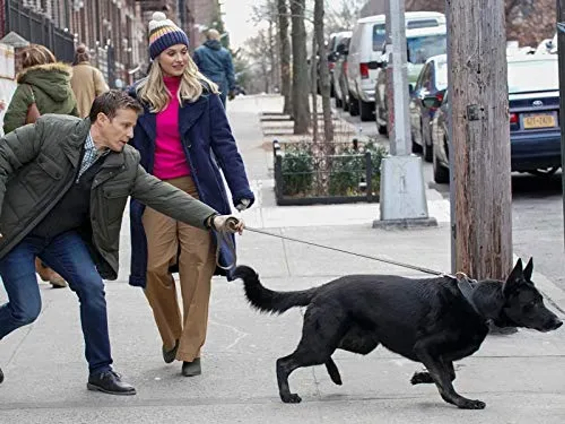 Will Estes and Vanessa Ray in The First 100 Days (2020)