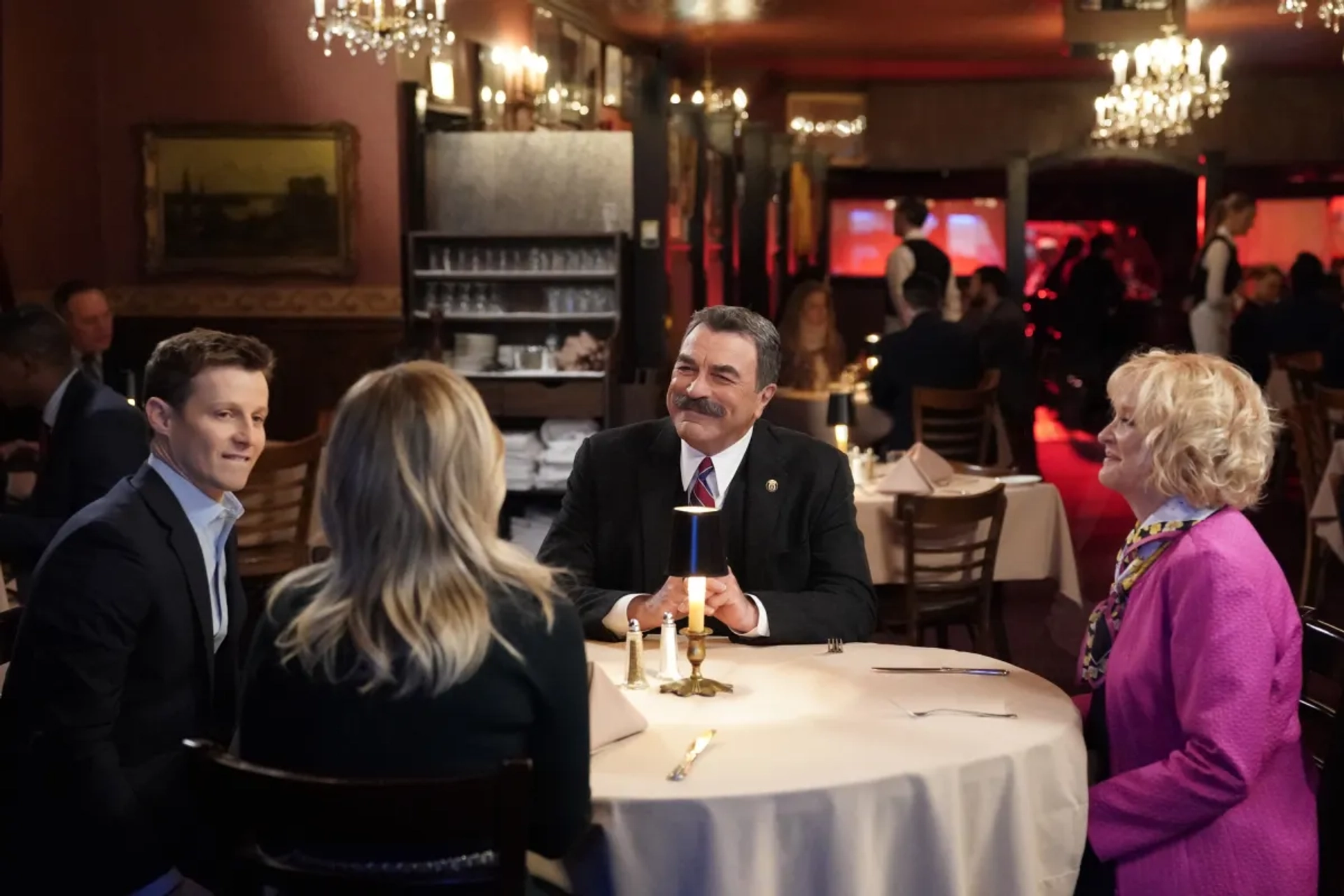 Tom Selleck, Christine Ebersole, and Will Estes in Common Enemies (2019)