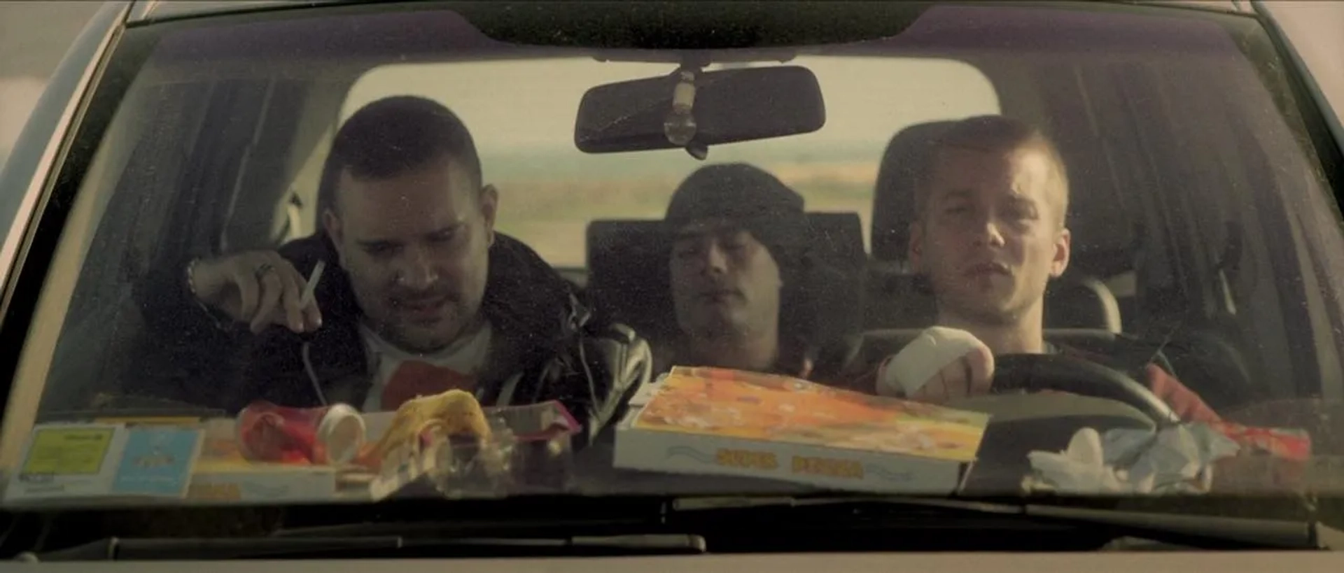 Lou Taylor Pucci, Nick Nevern, and Jonathan Silvestri in Spring (2014)