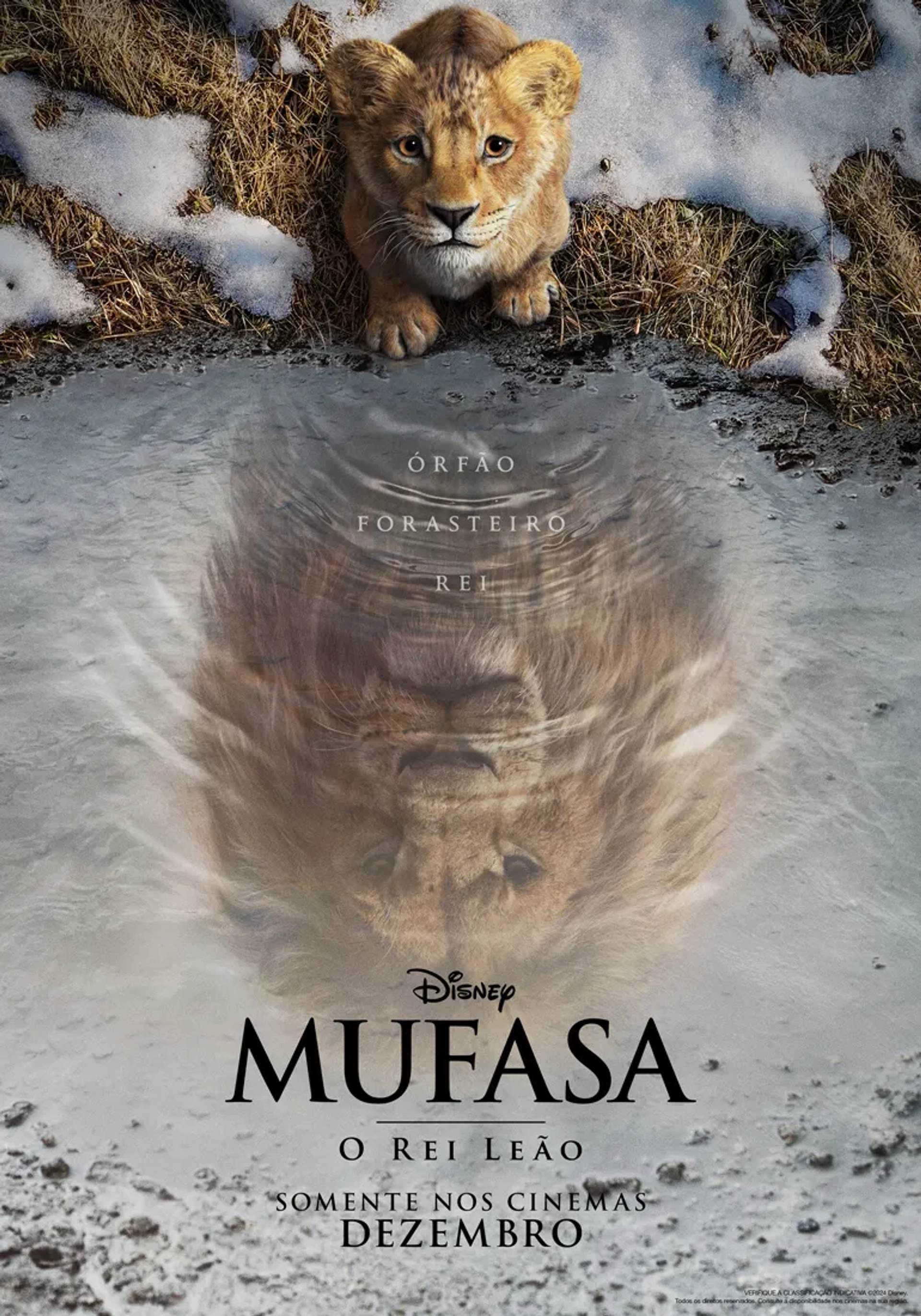 Aaron Pierre and Braelyn Rankins in Mufasa: The Lion King (2024)