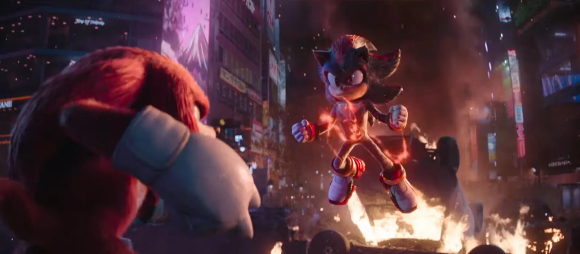 Keanu Reeves and Idris Elba in Sonic the Hedgehog 3 (2024)