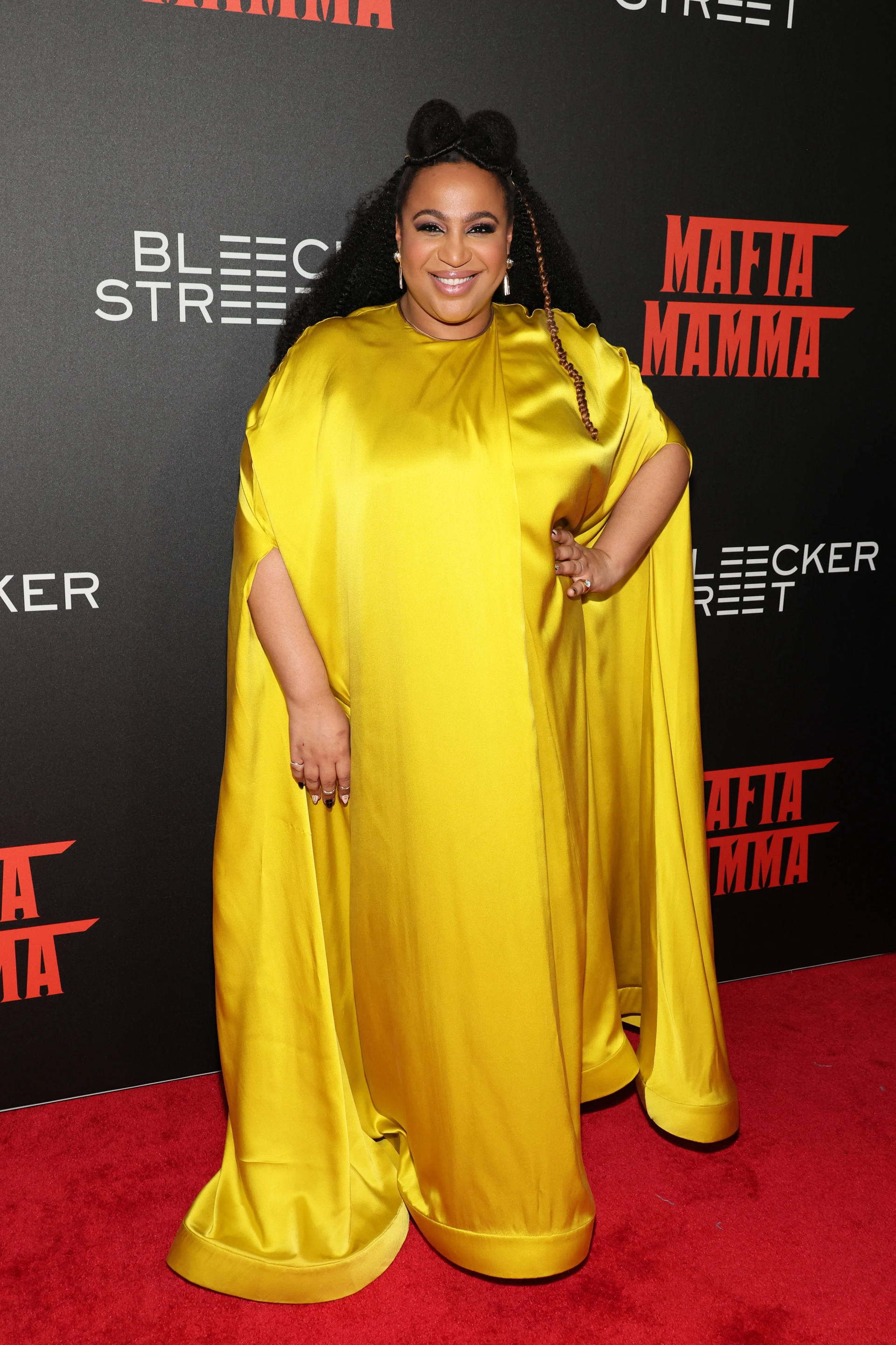 Sophia Nomvete at an event for Mafia Mamma (2023)