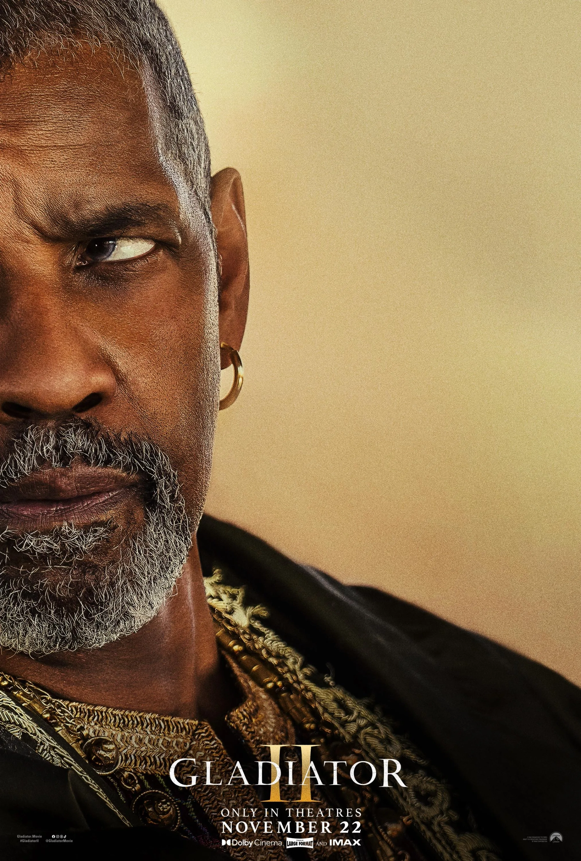 Denzel Washington in Gladiator II (2024)