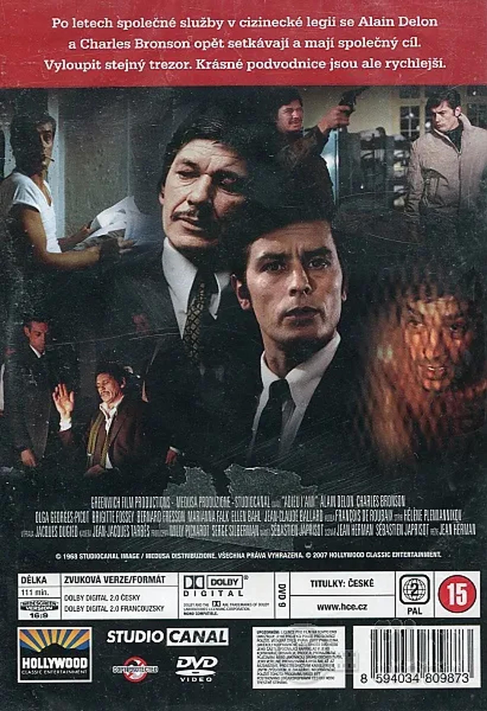 Charles Bronson and Alain Delon in Farewell, Friend (1968)
