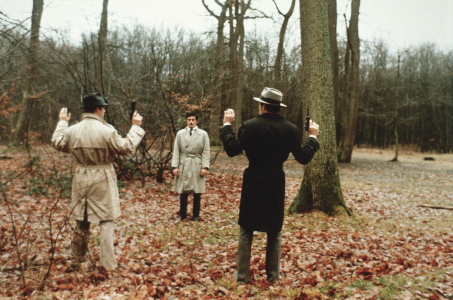 Alain Delon and Jean-Pierre Janic in The Red Circle (1970)