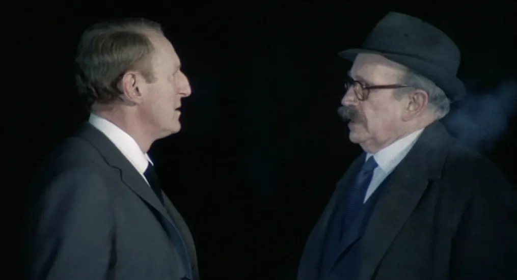 Paul Amiot and Bourvil in The Red Circle (1970)