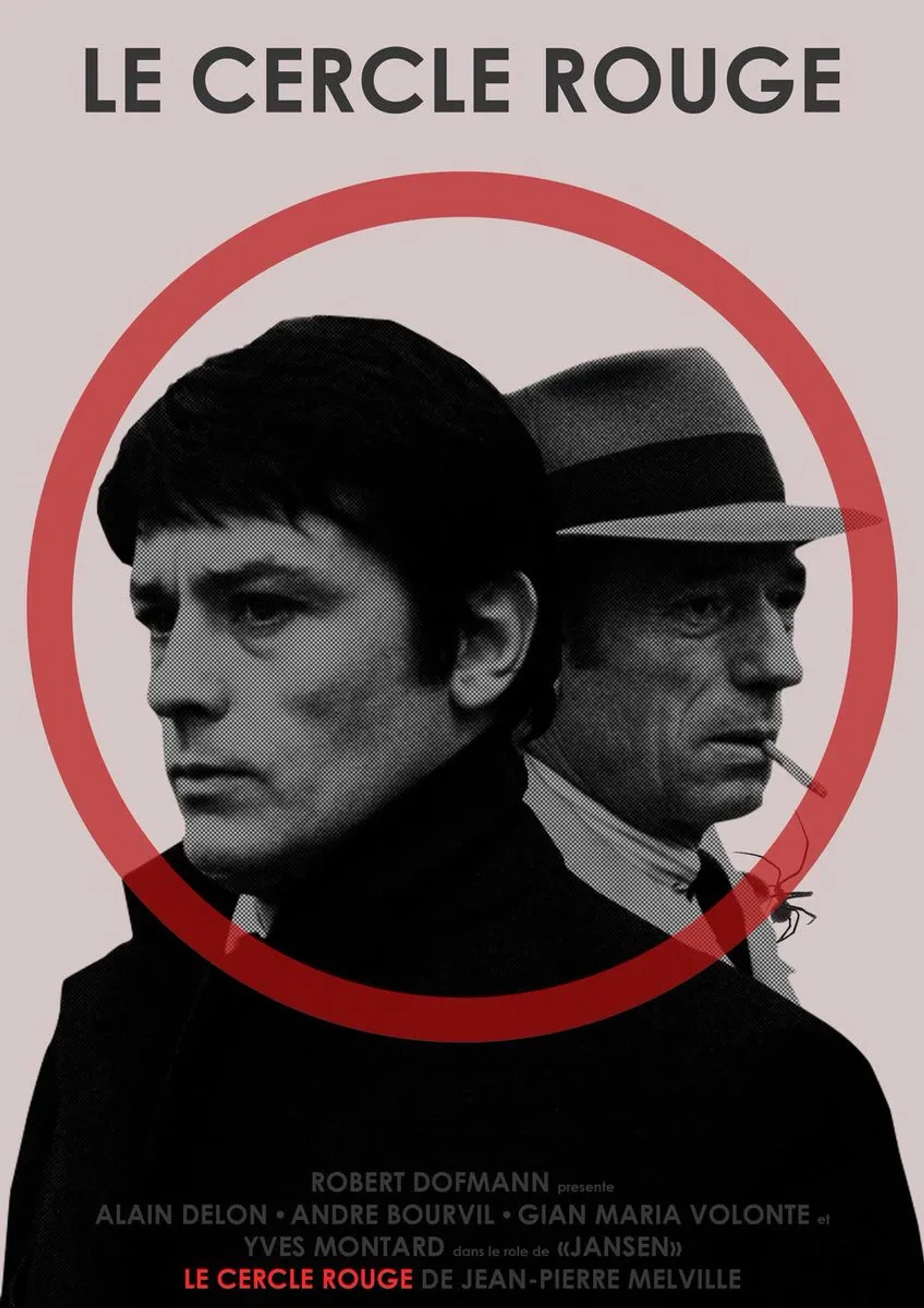 Alain Delon and Yves Montand in The Red Circle (1970)