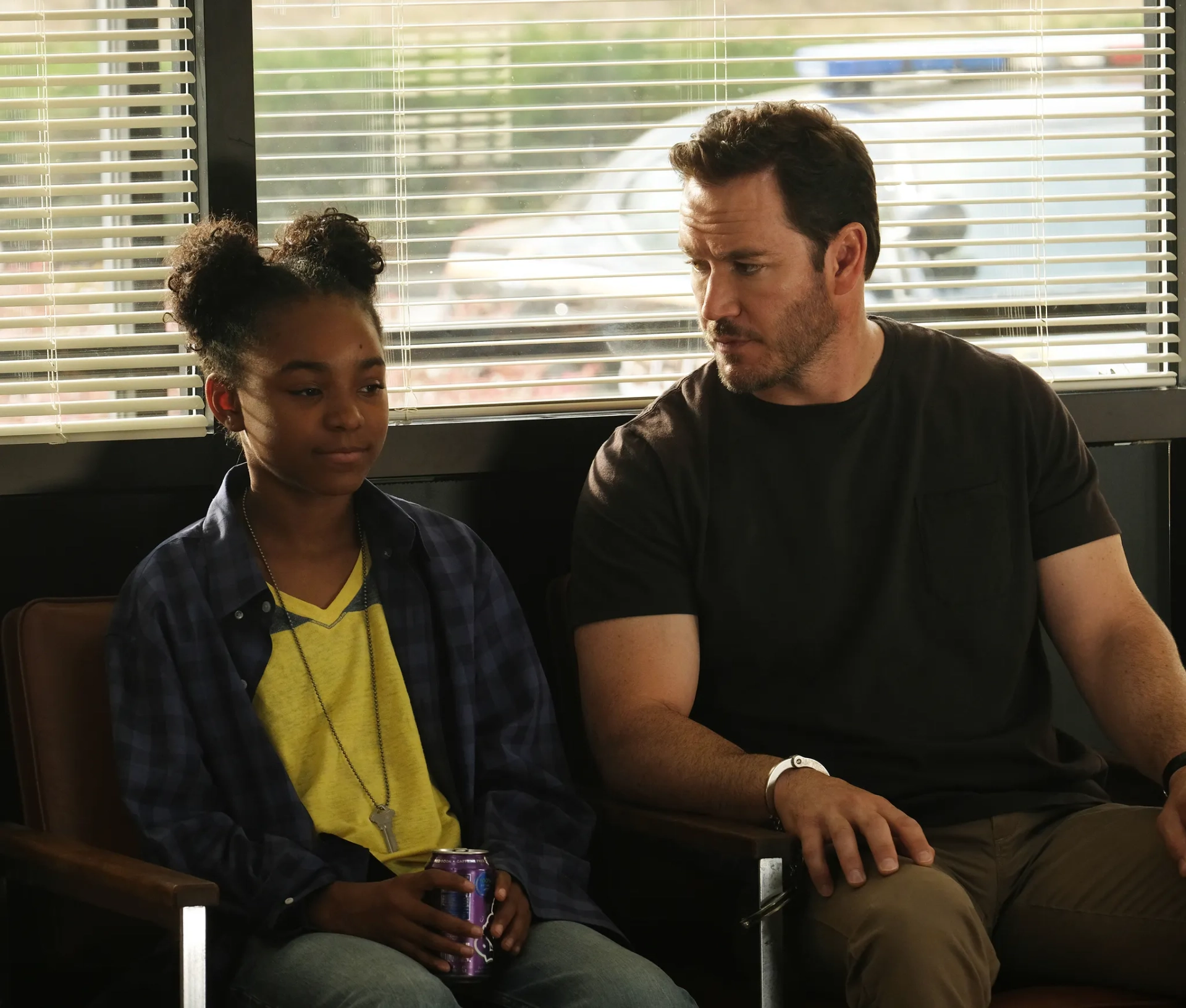 Mark-Paul Gosselaar and Saniyya Sidney in The Passage (2019)