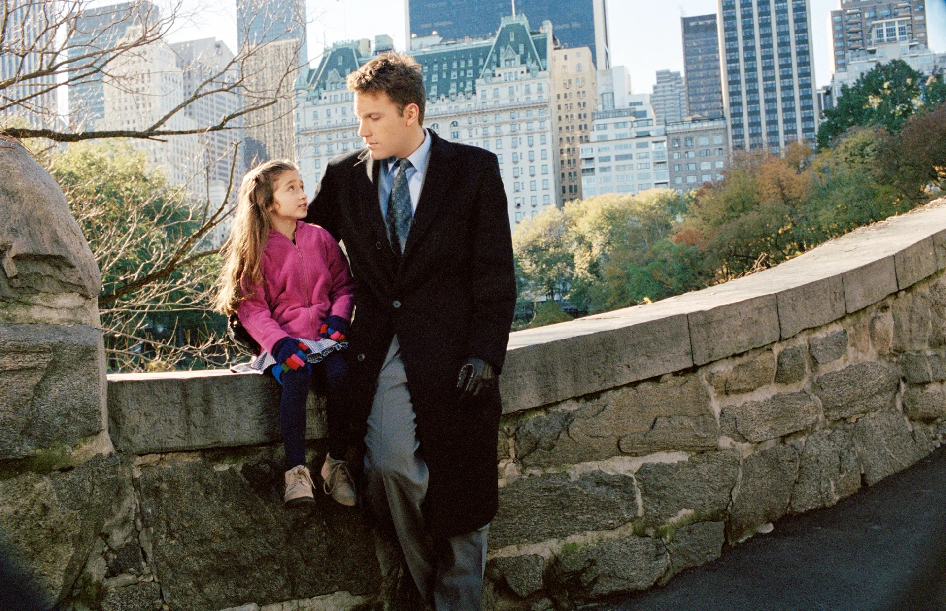 Ben Affleck and Raquel Castro in Jersey Girl (2004)