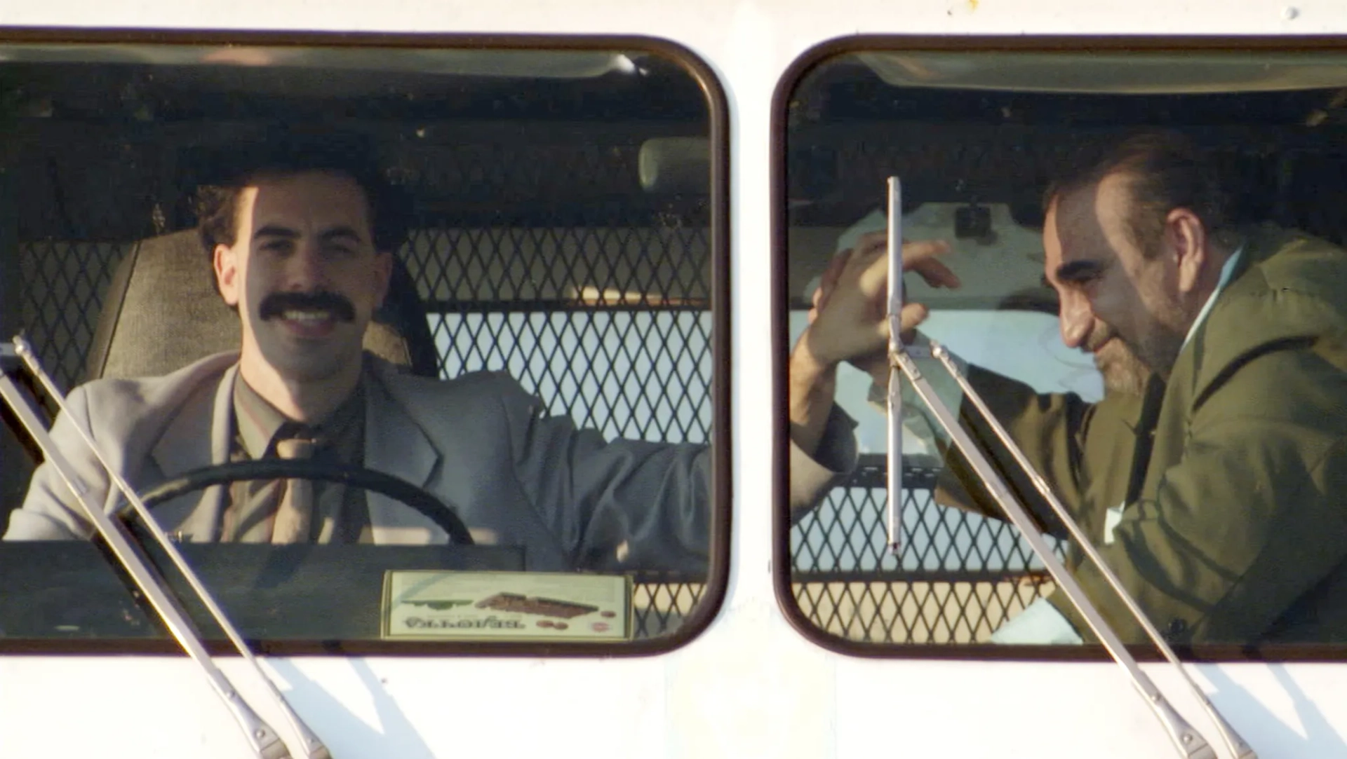 Sacha Baron Cohen and Ken Davitian in Borat (2006)