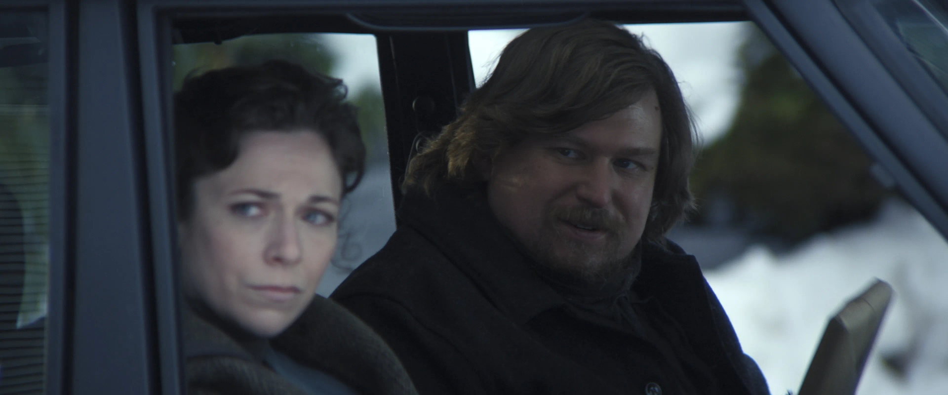 Michael Chernus and Jen Tullock in Severance (2022)