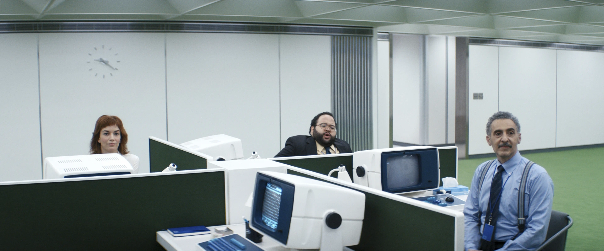 John Turturro, Britt Lower, and Zach Cherry in Severance (2022)