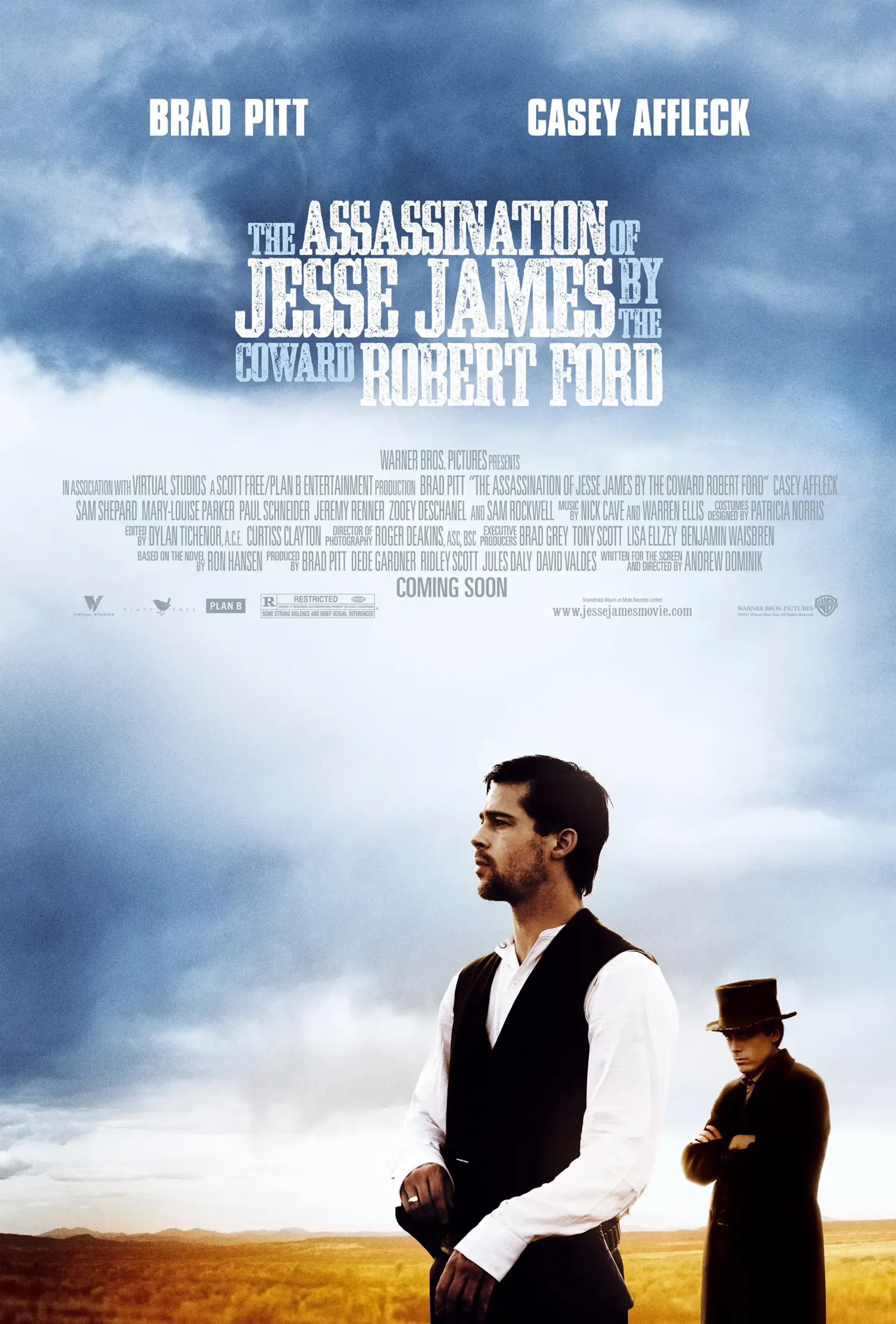 فیلم قتل جسی جیمز به‌ دست رابرت فورد بزدل (The Assassination of Jesse James by the Coward Robert Ford 2007)