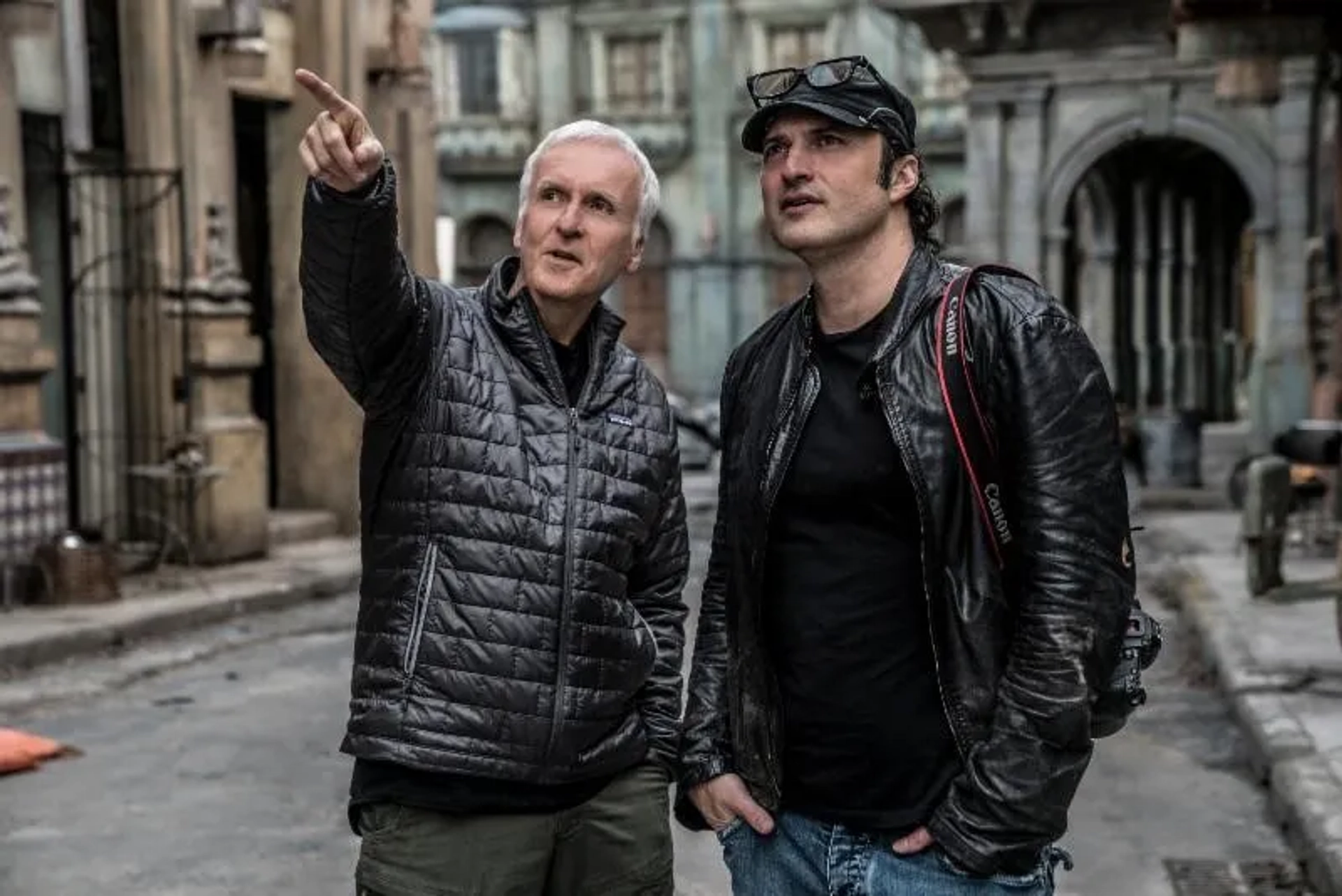 James Cameron and Robert Rodriguez in Alita: Battle Angel (2019)