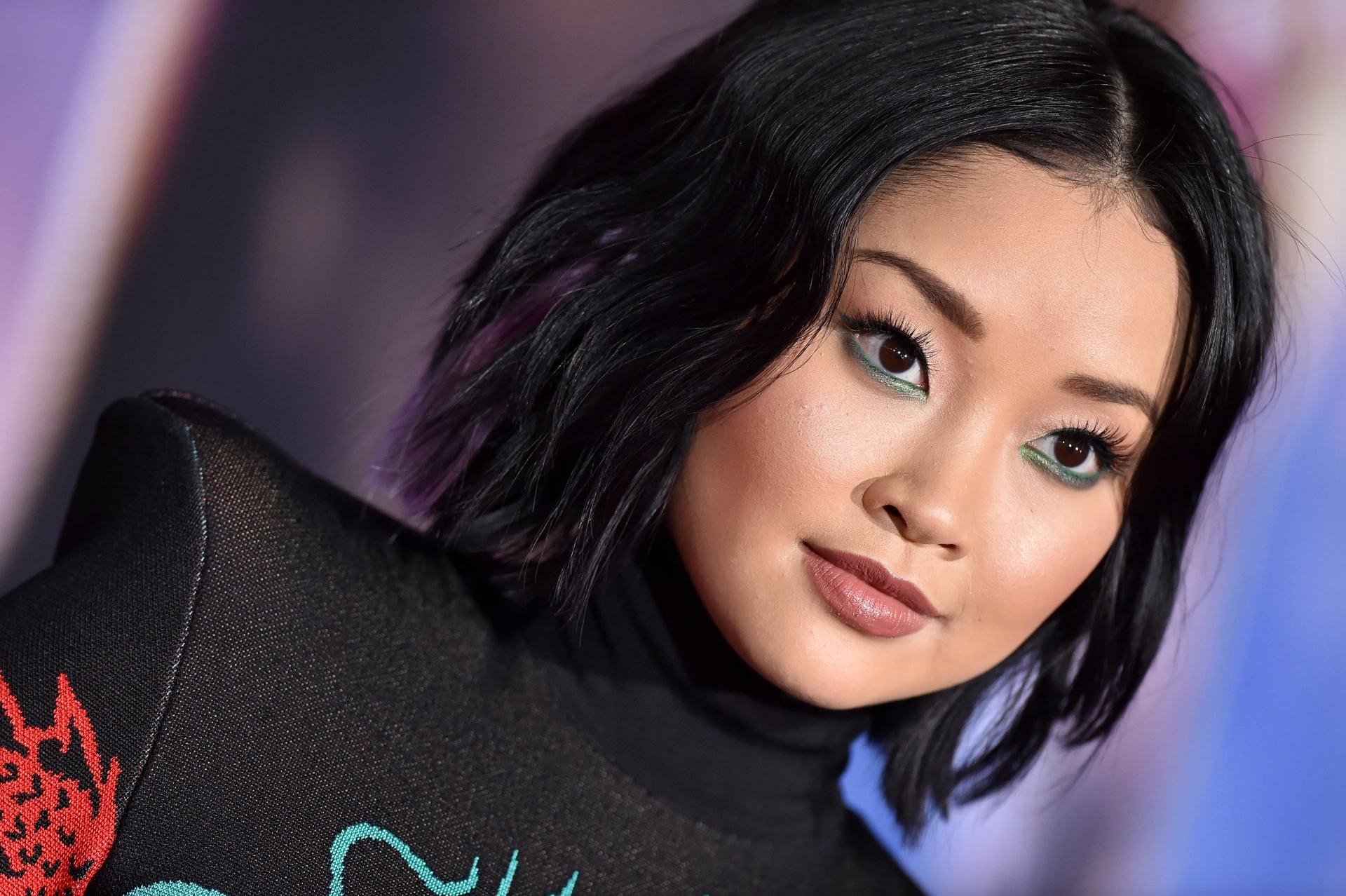 Lana Condor at an event for Alita: Battle Angel (2019)