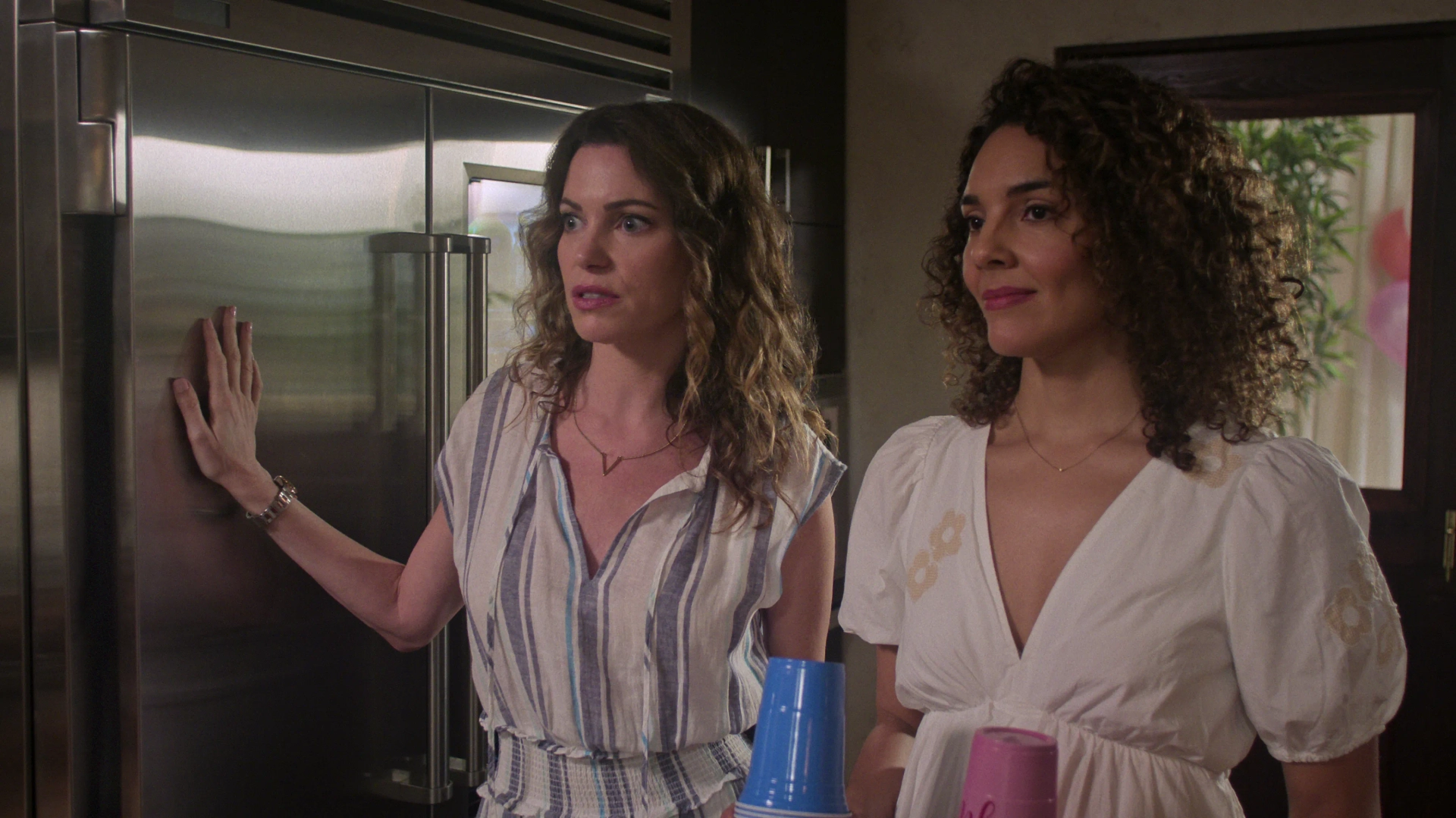 Courtney Henggeler and Vanessa Rubio in Cobra Kai (2018)
