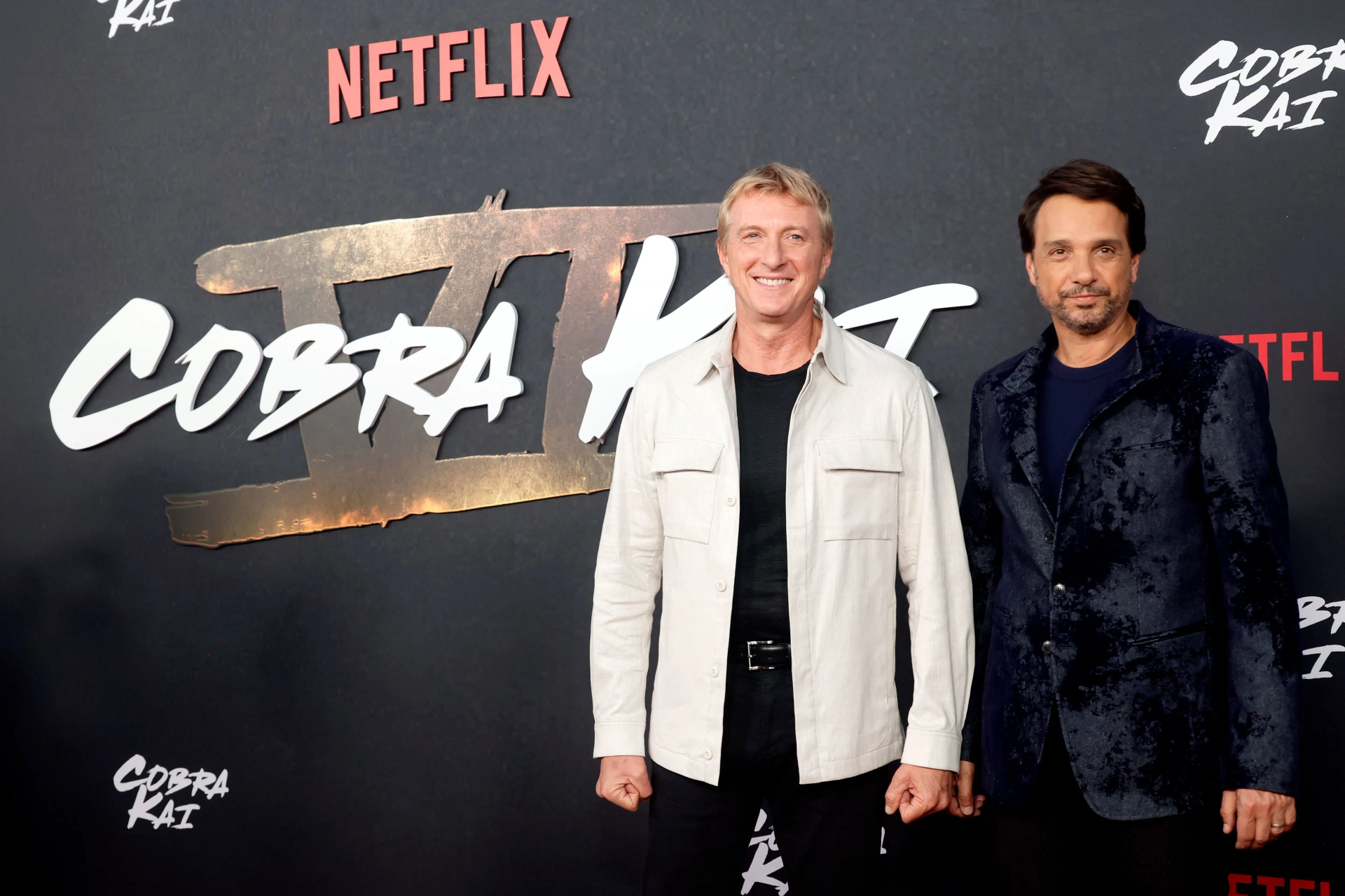 Ralph Macchio and William Zabka at an event for Cobra Kai (2018)