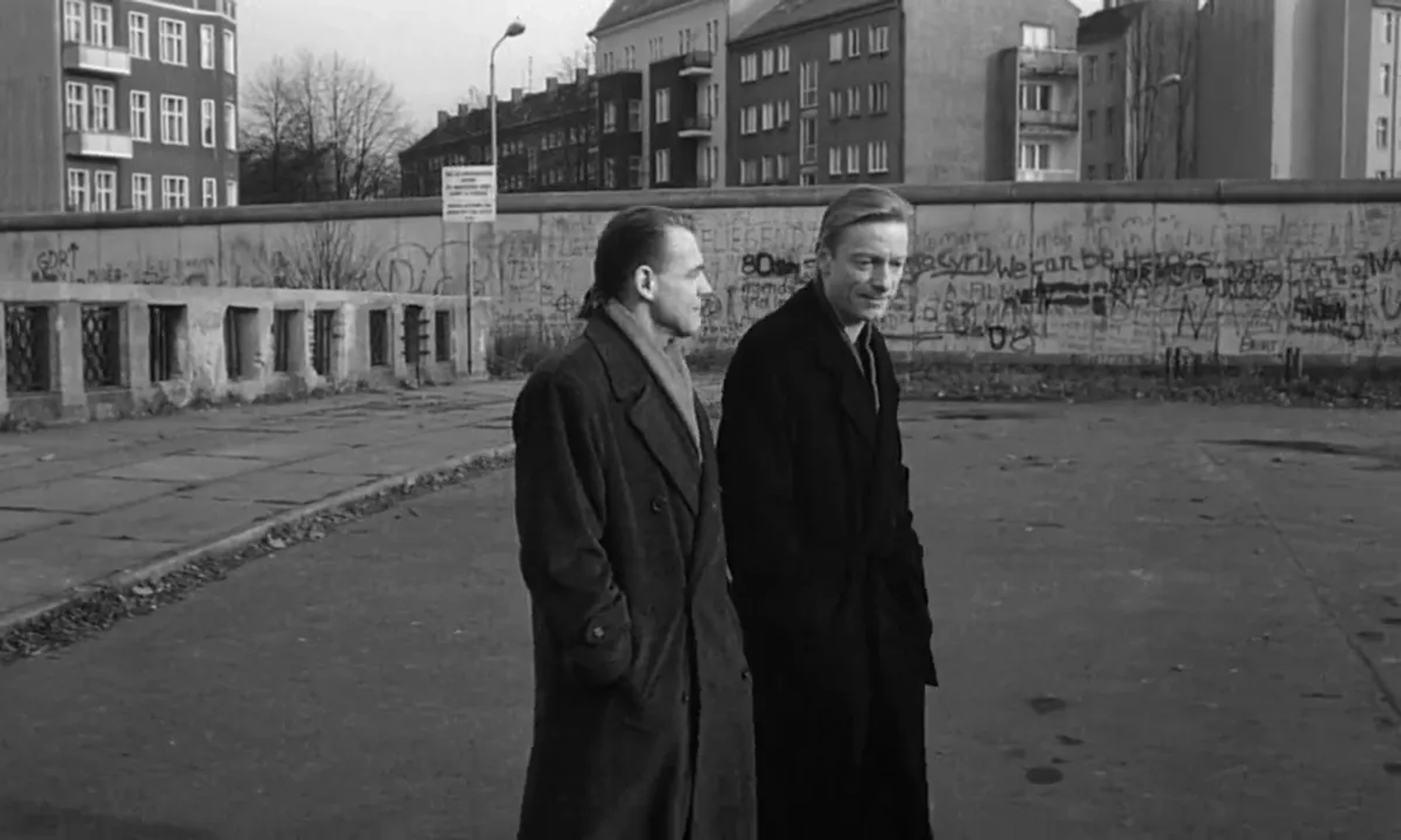 Bruno Ganz and Otto Sander in Wings of Desire (1987)