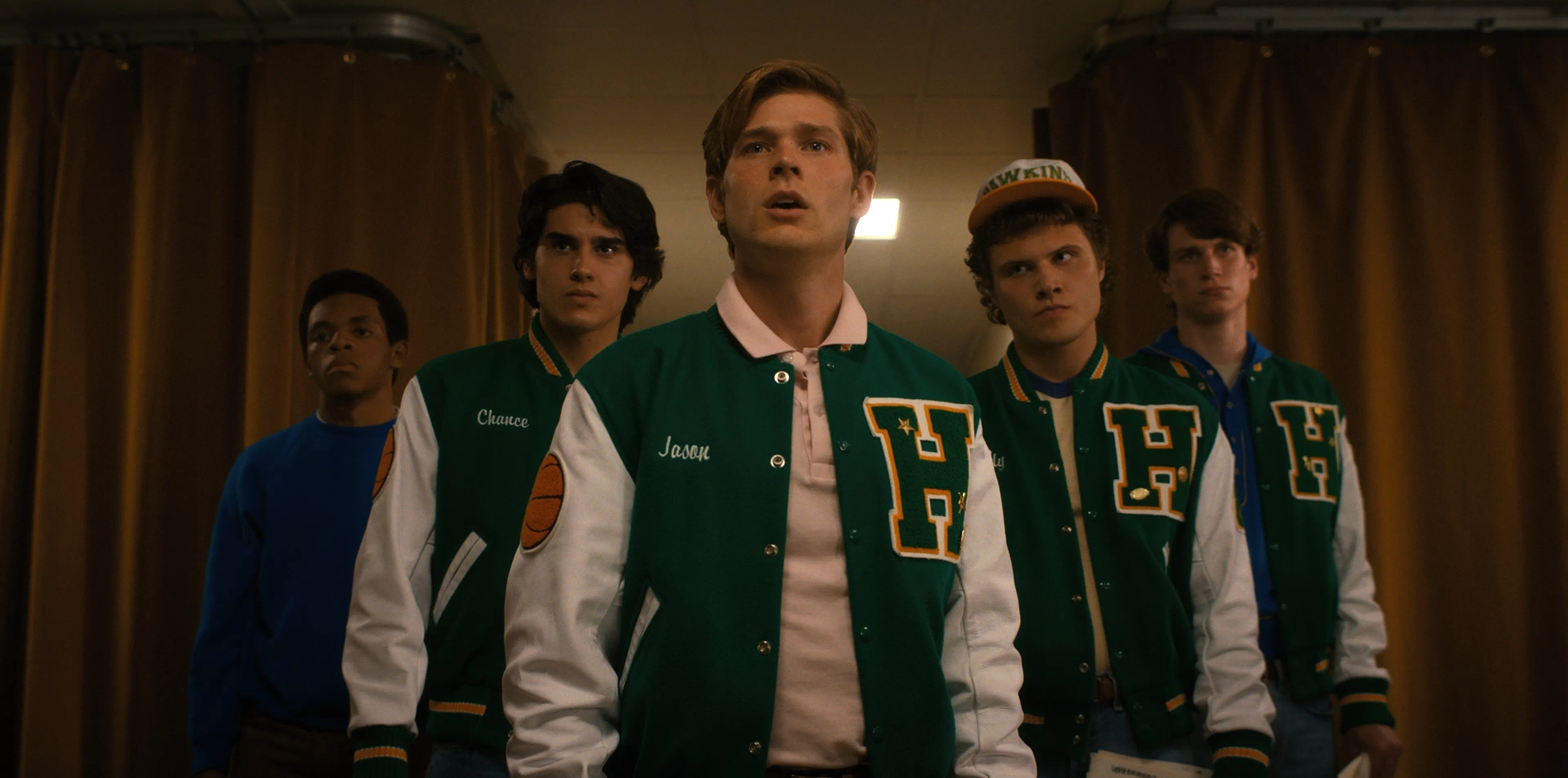 Mason Dye, Jayden Griffin, Clayton Royal Johnson, and Hunter Romanillos in Chapter Six: The Dive (2022)