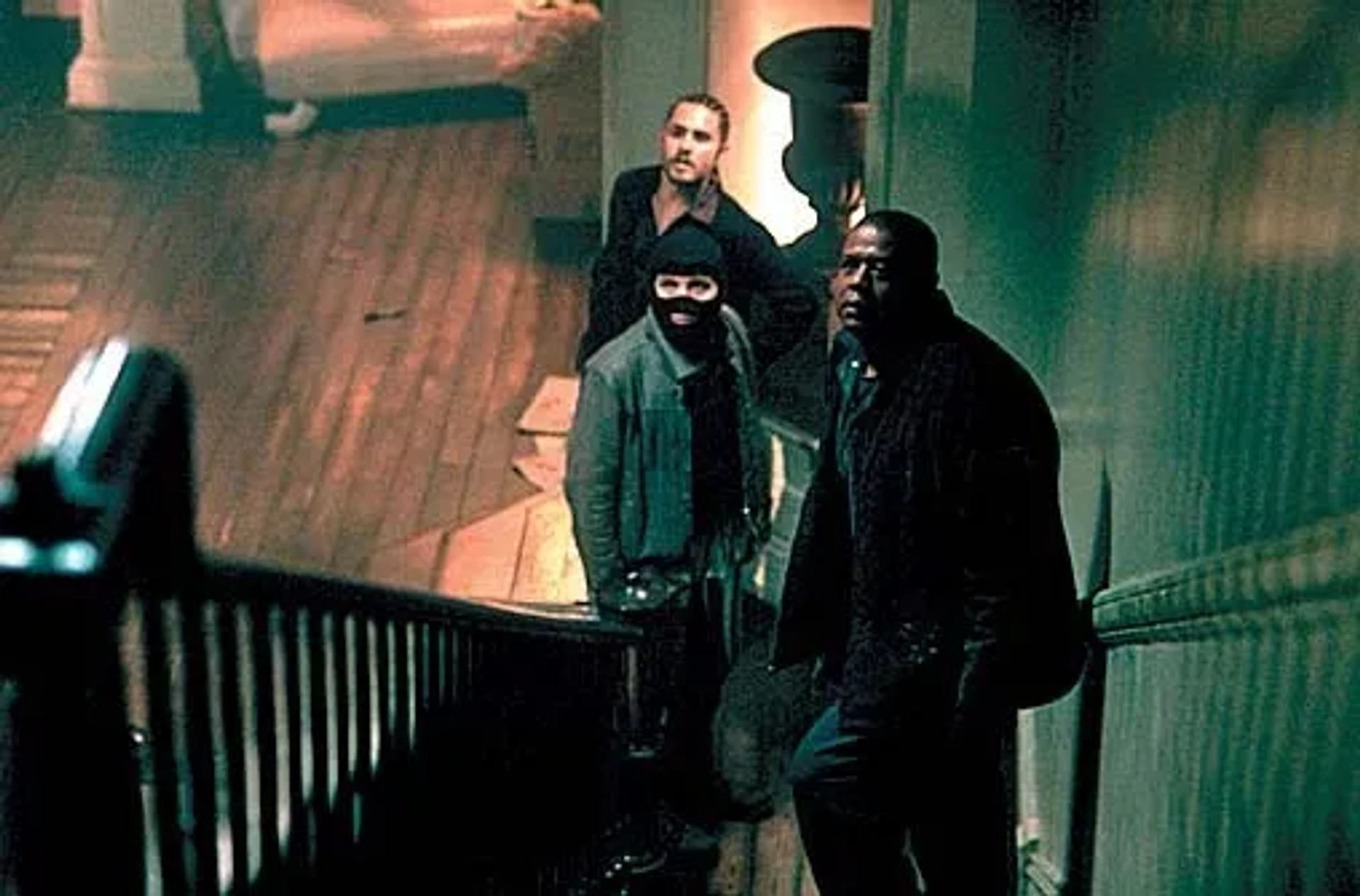 Jared Leto, Forest Whitaker, and Dwight Yoakam in Panic Room (2002)