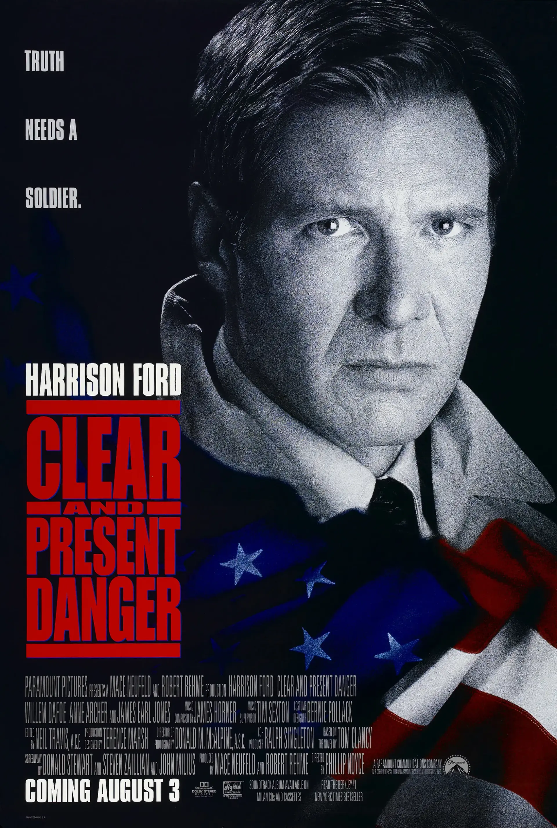 فیلم خطر آشکار (Clear and Present Danger 1994)