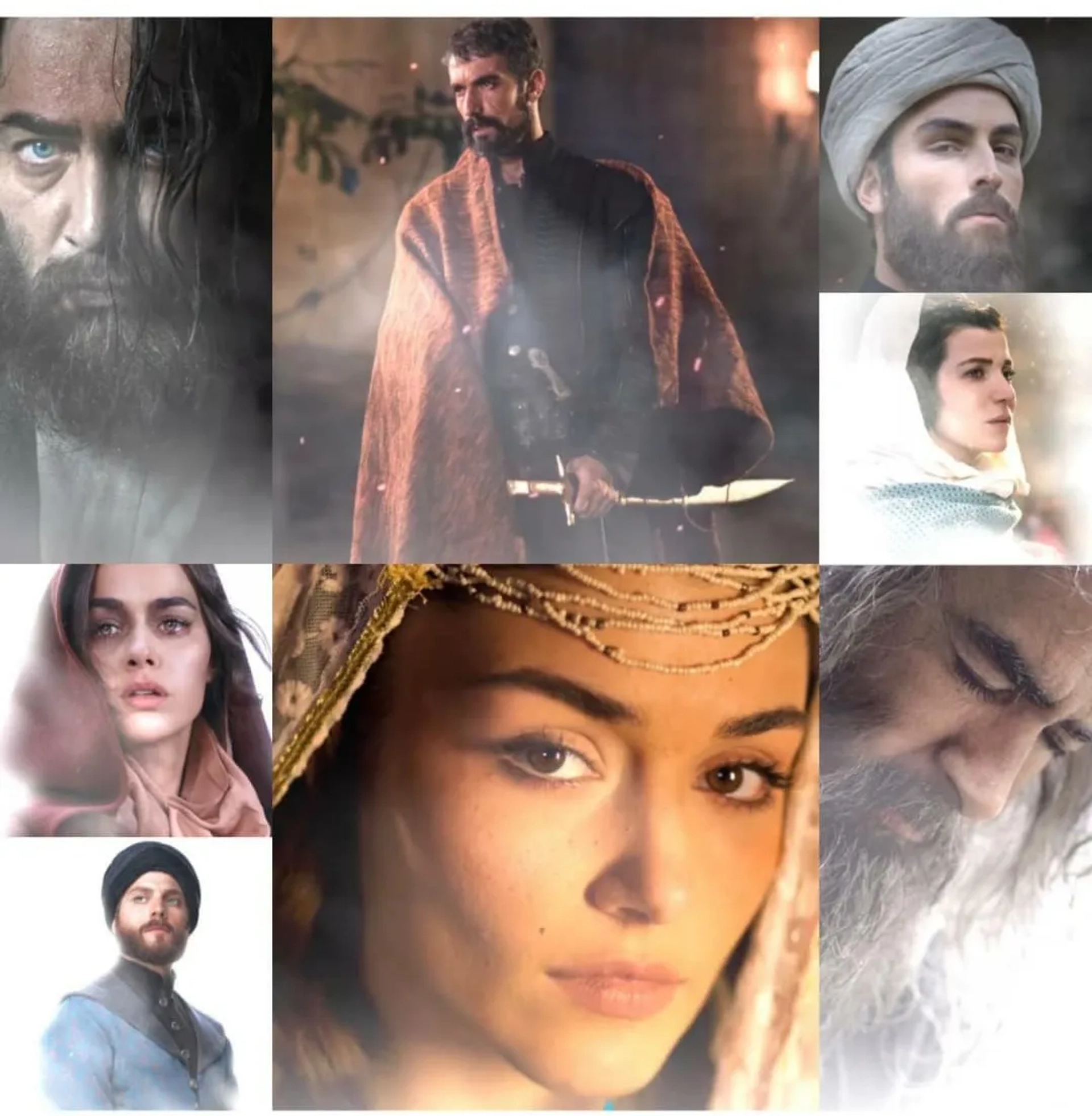 Parsa Pirouzfar, Shahab Hosseini, Selma Ergeç, Ibrahim Celikkol, Burak Tozkoparan, Bensu Soral, Hande Erçel, and Boran Kuzum in Intoxicated by Love (2024)