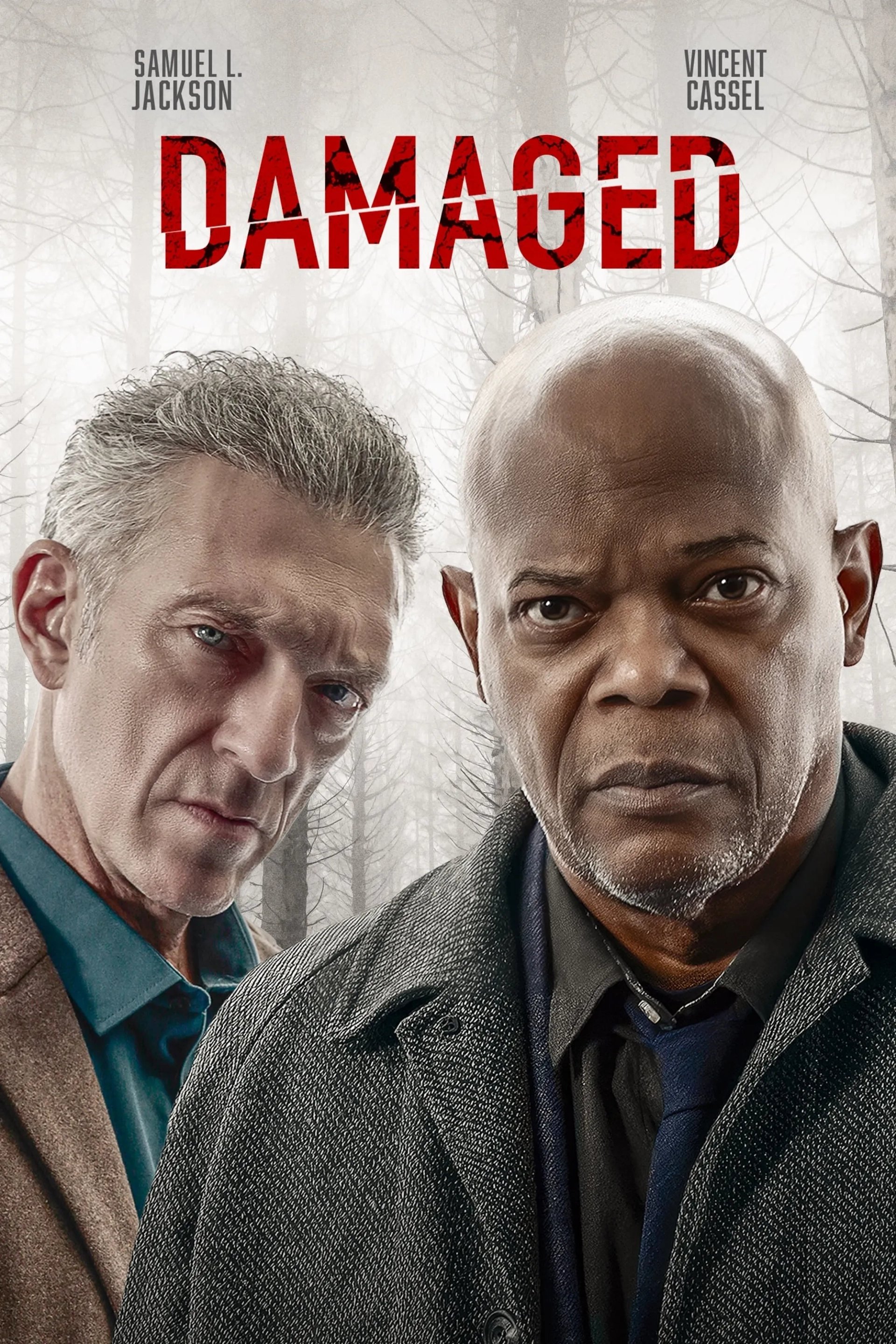 Samuel L. Jackson and Vincent Cassel in Damaged (2024)