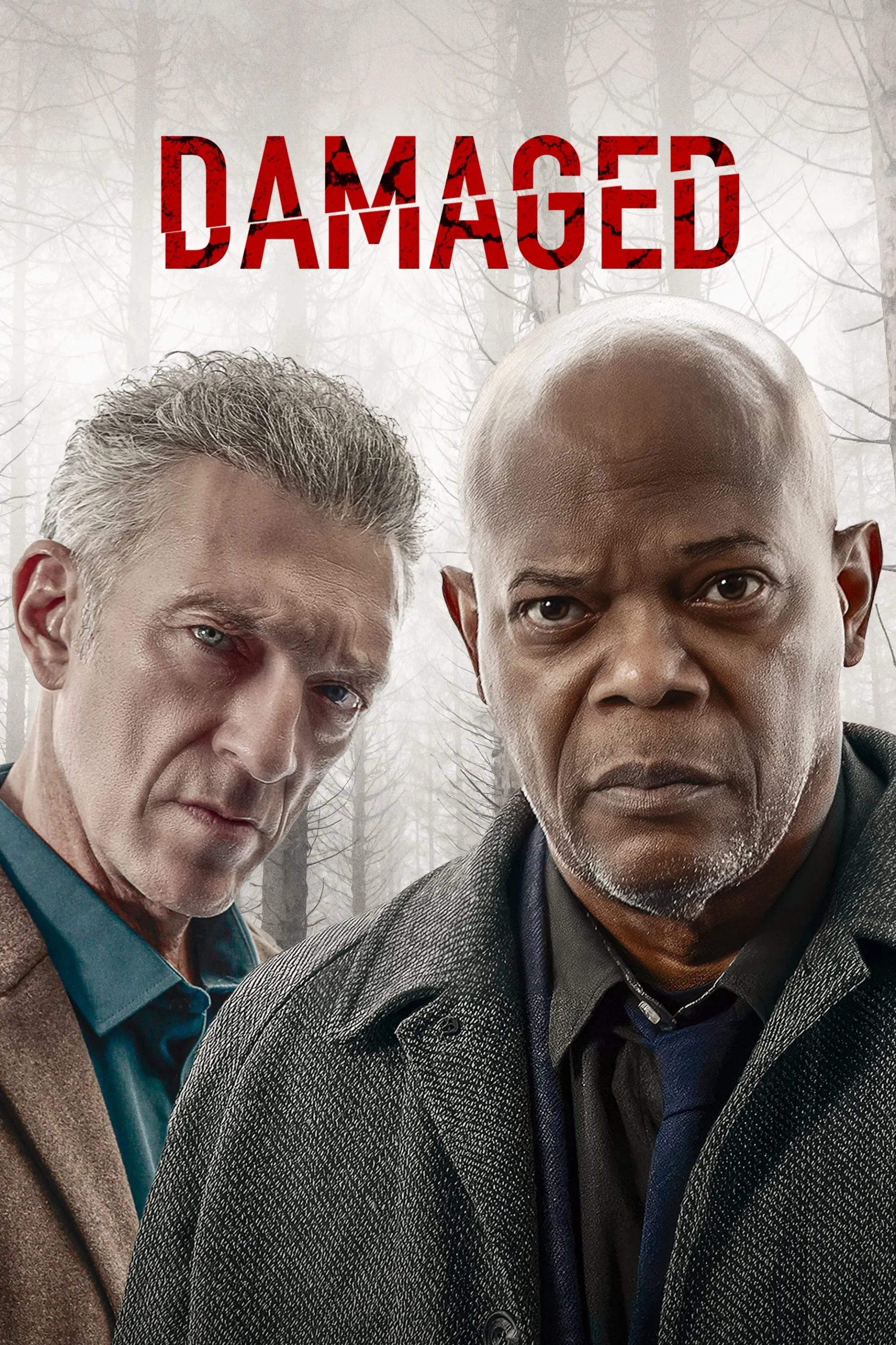 Samuel L. Jackson and Vincent Cassel in Damaged (2024)