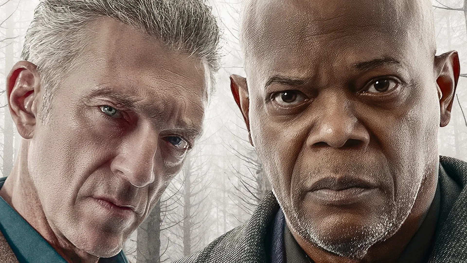 Samuel L. Jackson and Vincent Cassel in Damaged (2024)