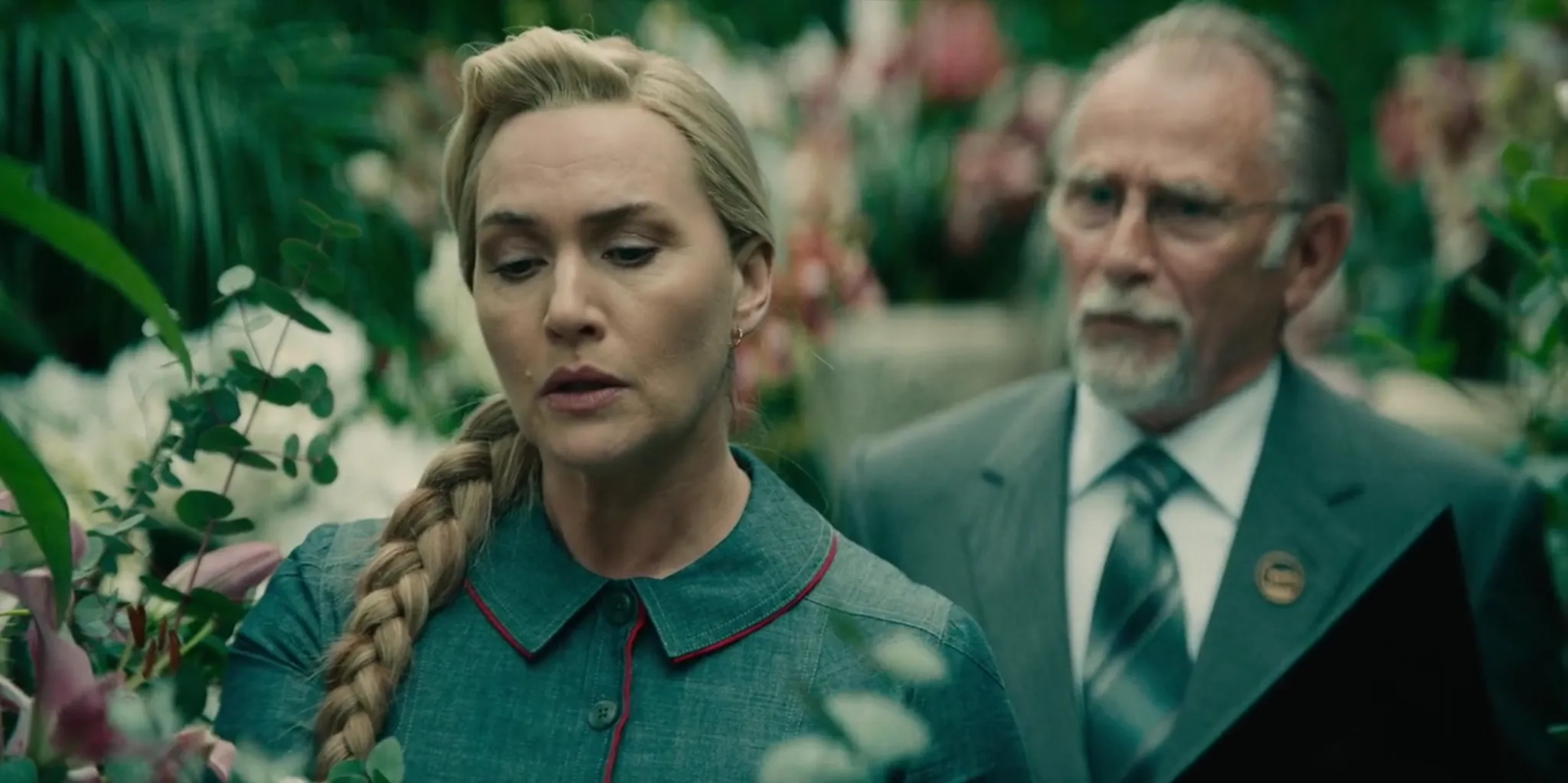 Kate Winslet and Danny Webb in The Regime (2024)