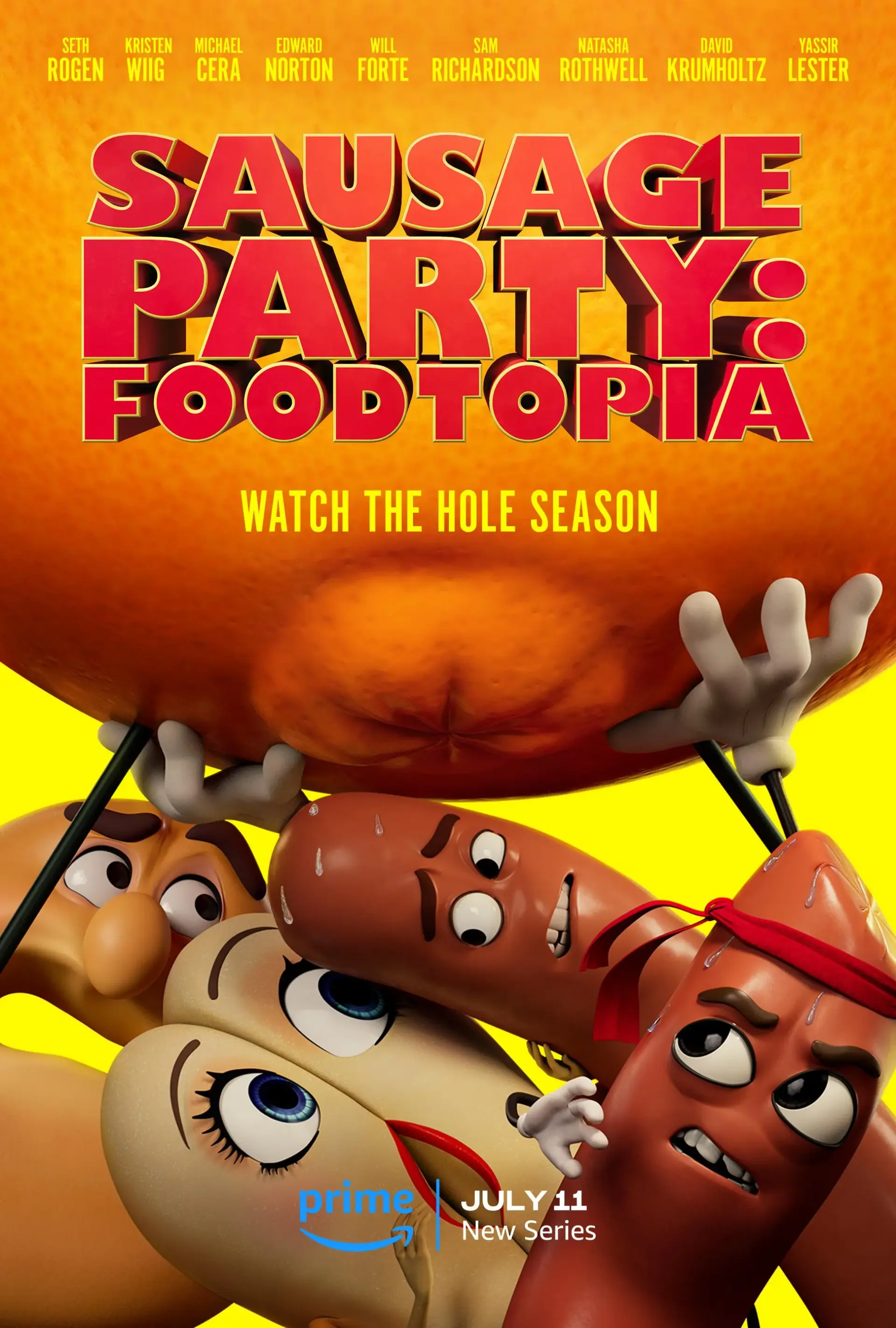 انیمیشن سوسیس پارتی (Sausage Party: Foodtopia 2024)