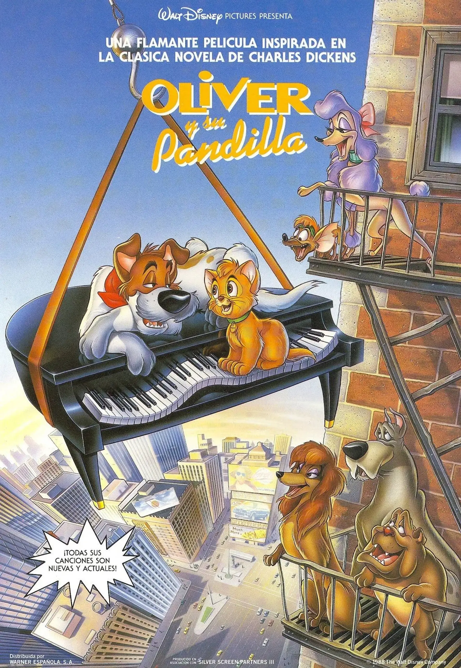 انیمیشن الیور و رفقا (Oliver & Company 1988)